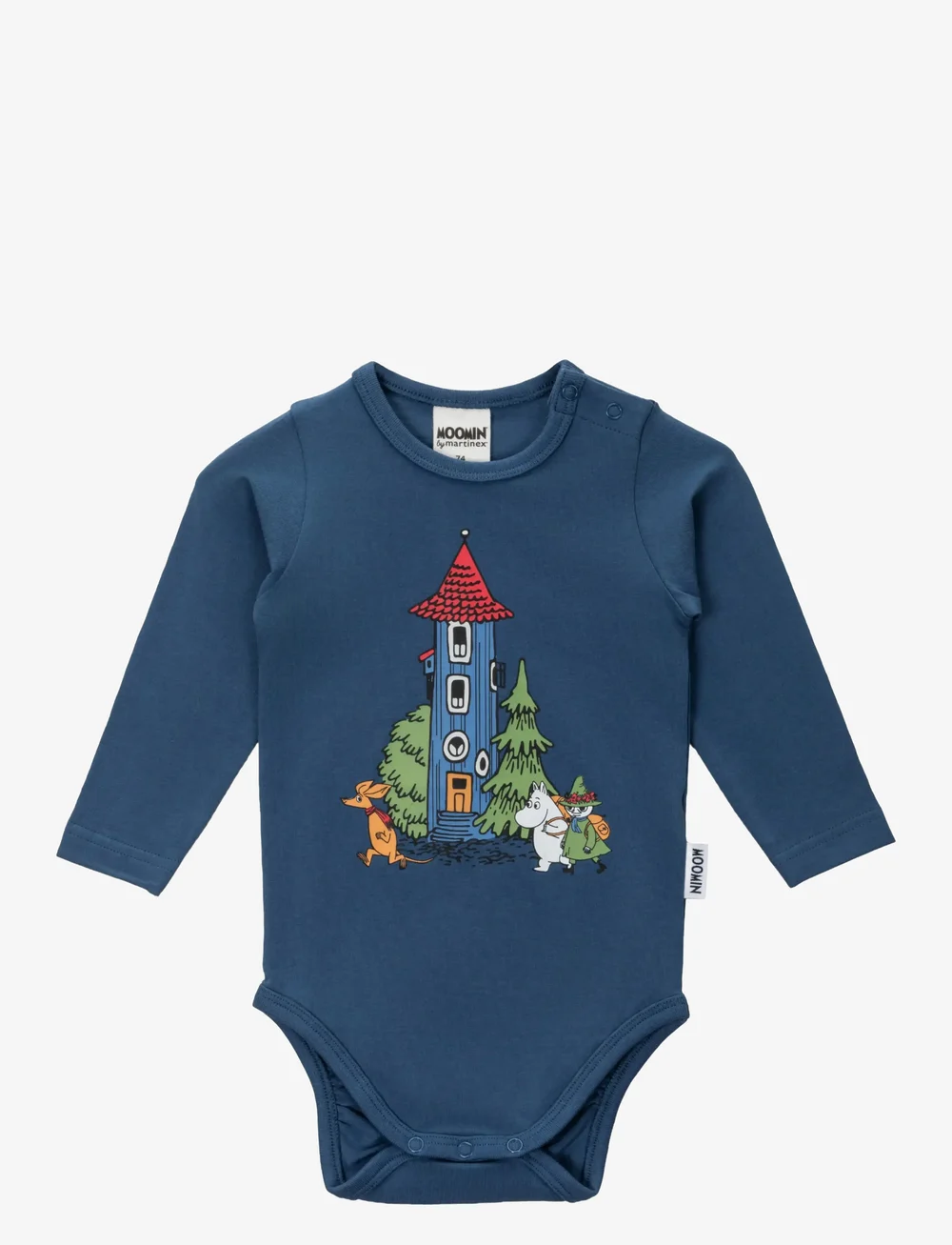 MOOMIN - MUMINHUSET BODY - rompers met lange mouwen - blue - 0