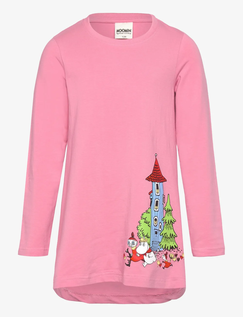 MOOMIN - MUMINHUSET TUNIKA - blusen & tuniken - pink - 0
