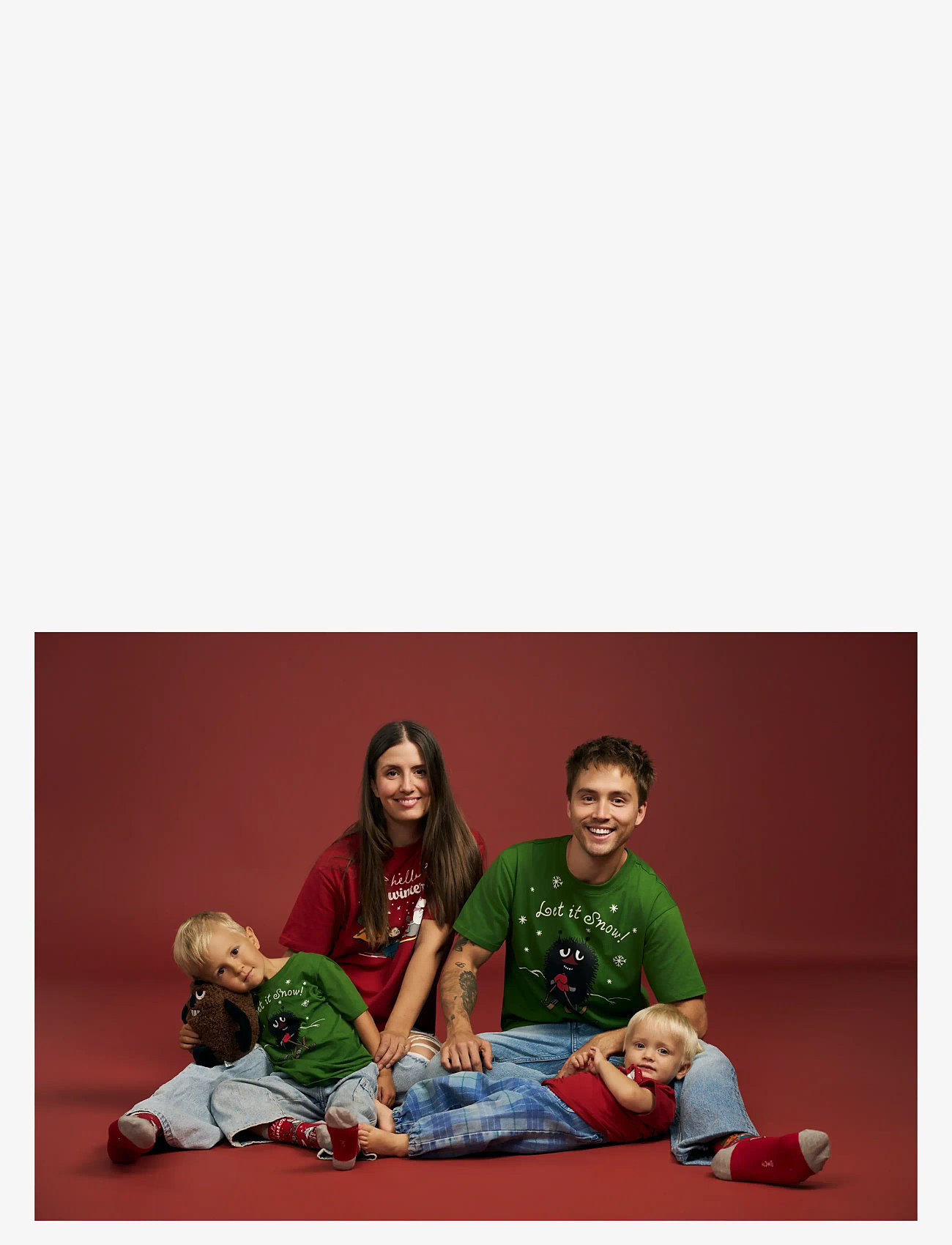 MUMIN - HELLO WINTER T-SHIRT - kortærmede t-shirts - red - 1