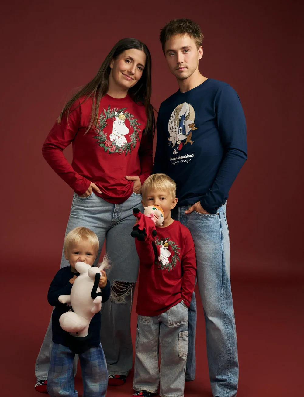 MOOMIN - WINTERLAND TRÖJA - long-sleeved t-shirts - dark blue - 0