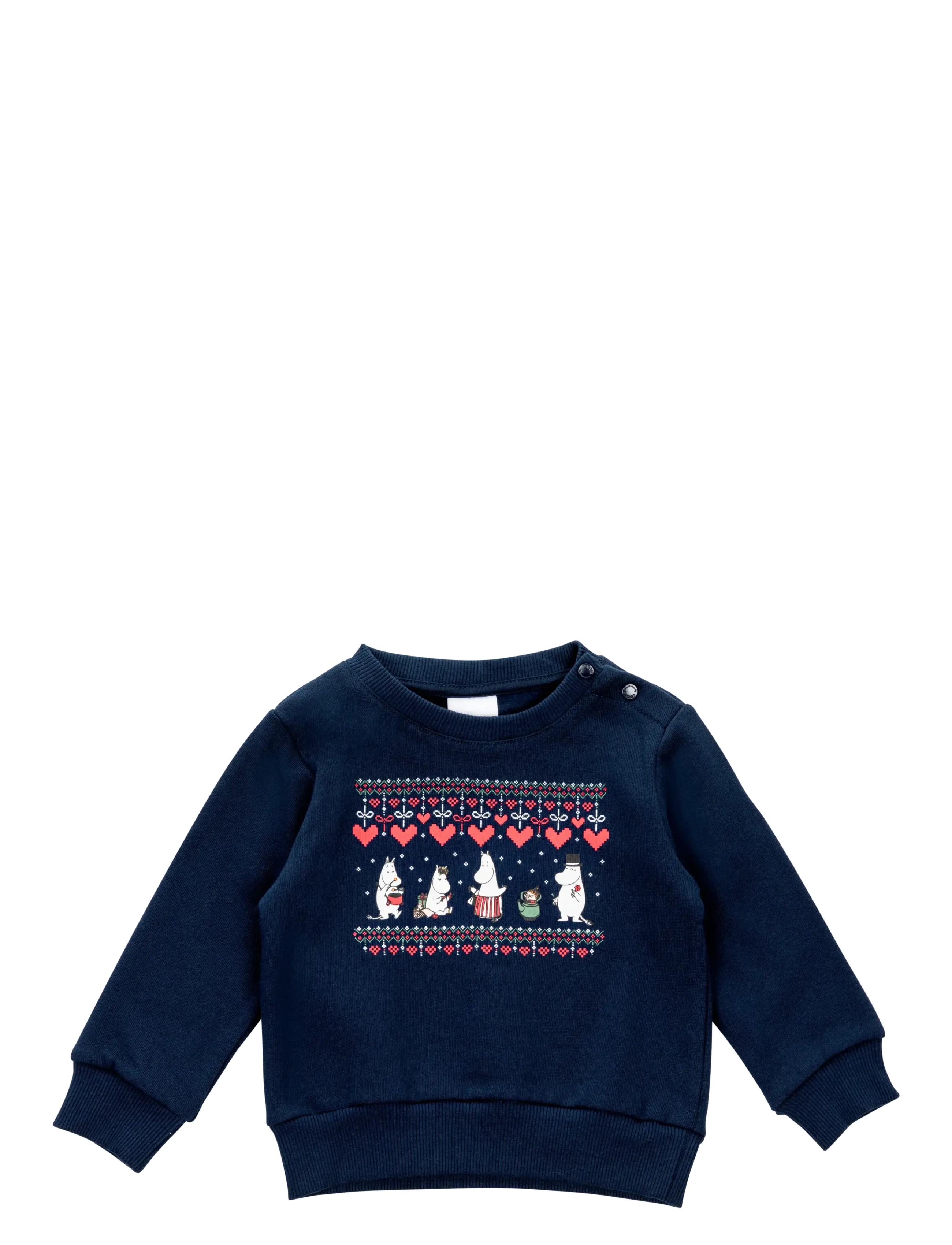 MARTINEX Vinterhjärta Collegetröja Navy - 62 - Kinder