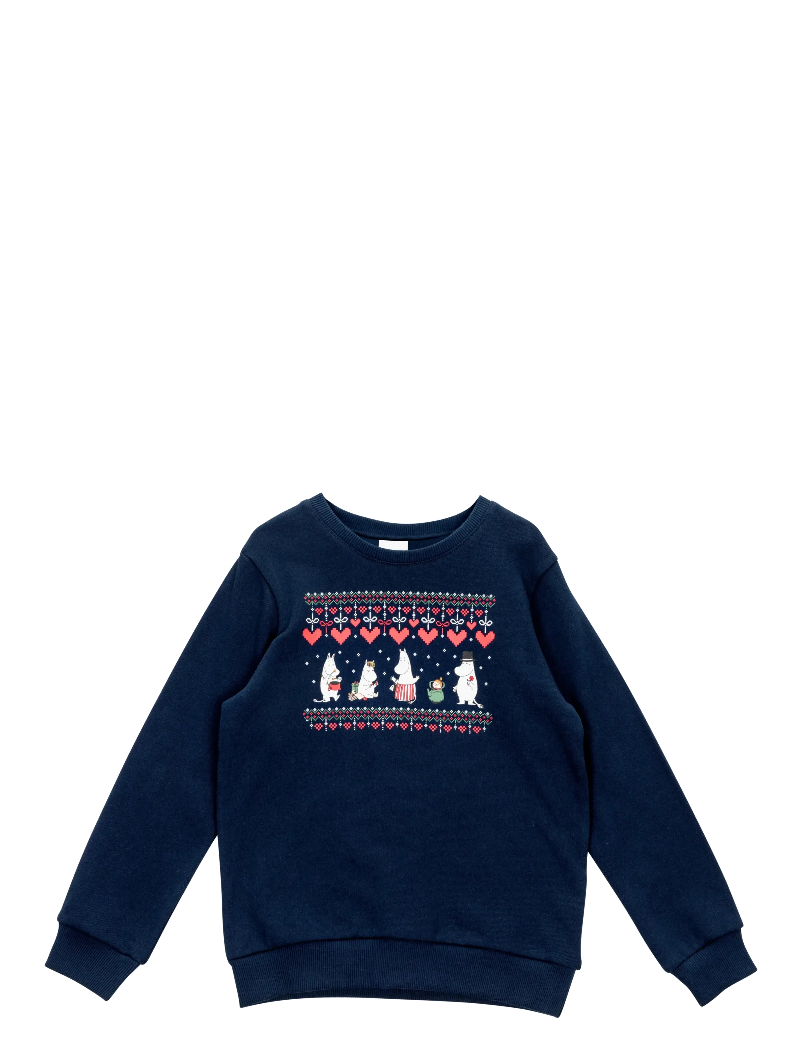 MARTINEX Vinterhjärta Colltröja Navy - 122/128 - Kinder