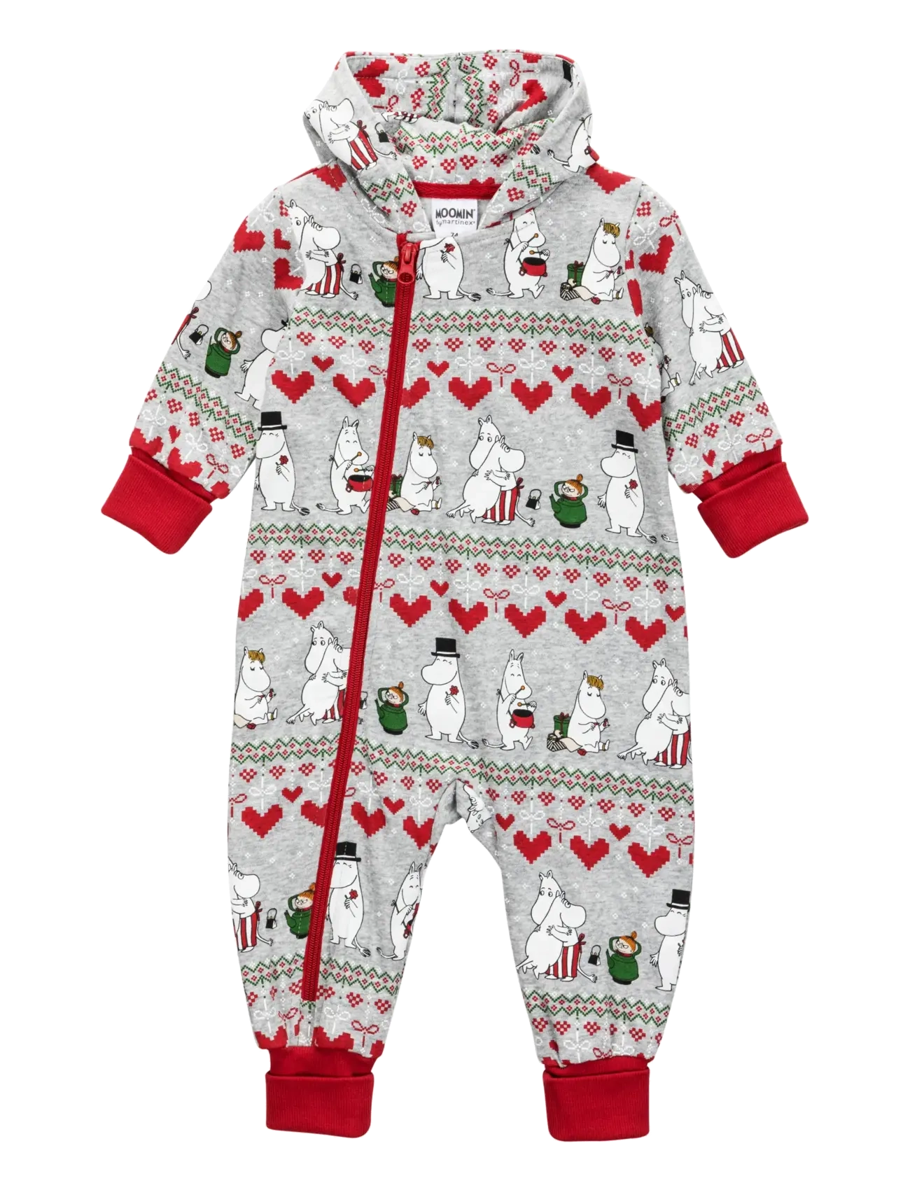 Martinex VINTERHJÄRTA OVERALL - Martinex - DARK GREY / grey