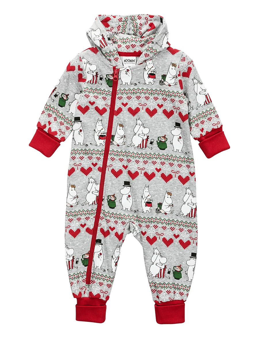 MOOMIN - VINTERHJÄRTA OVERALL - À manches longues - dark grey - 1