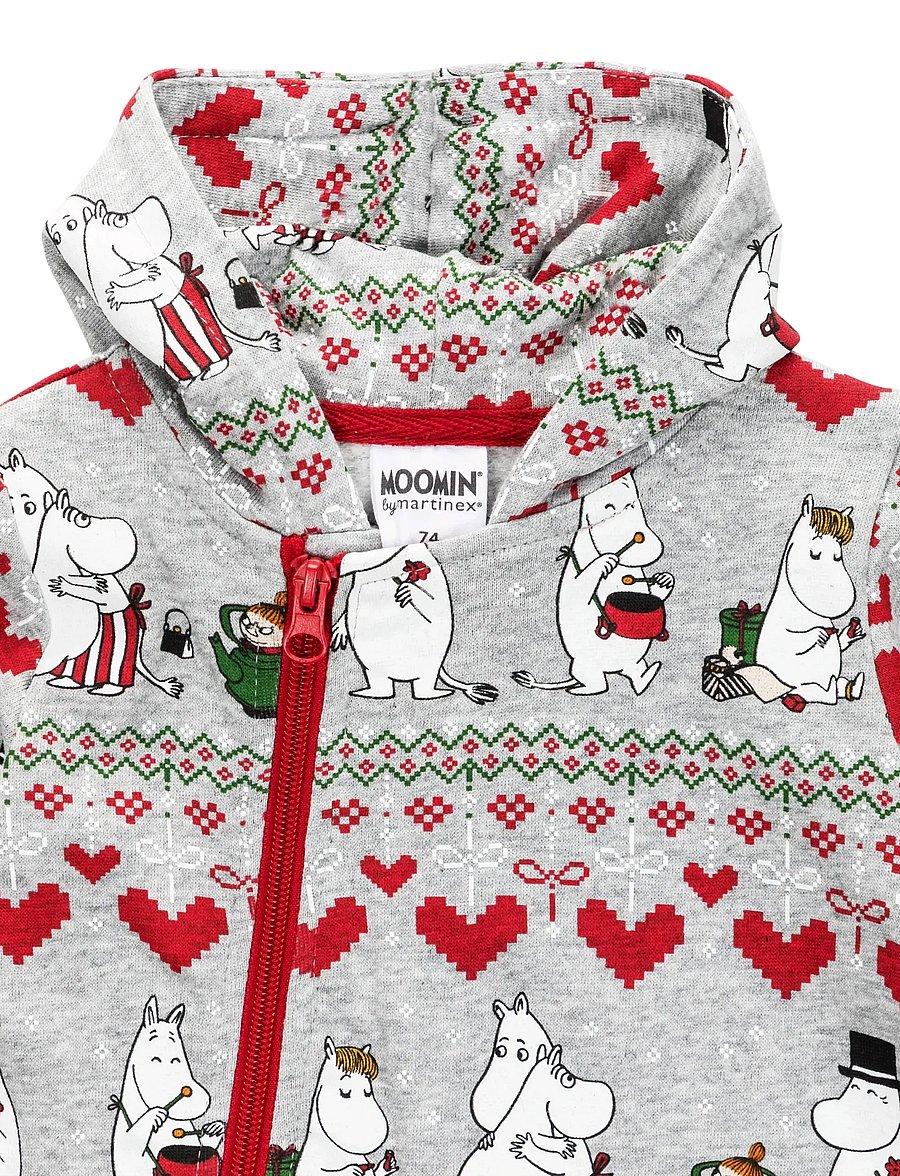 MOOMIN - VINTERHJÄRTA OVERALL - À manches longues - dark grey - 2