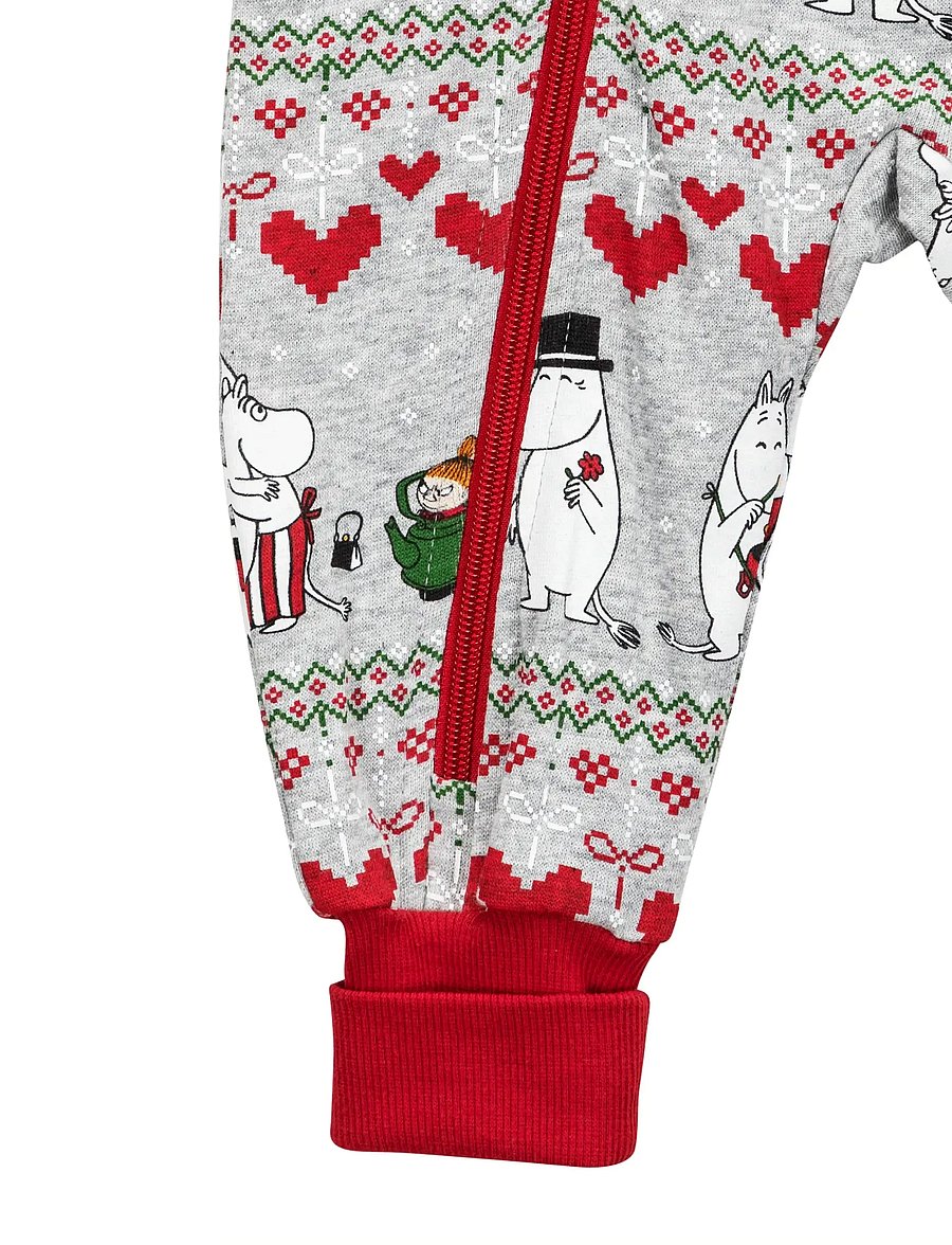 MOOMIN - VINTERHJÄRTA OVERALL - À manches longues - dark grey - 3