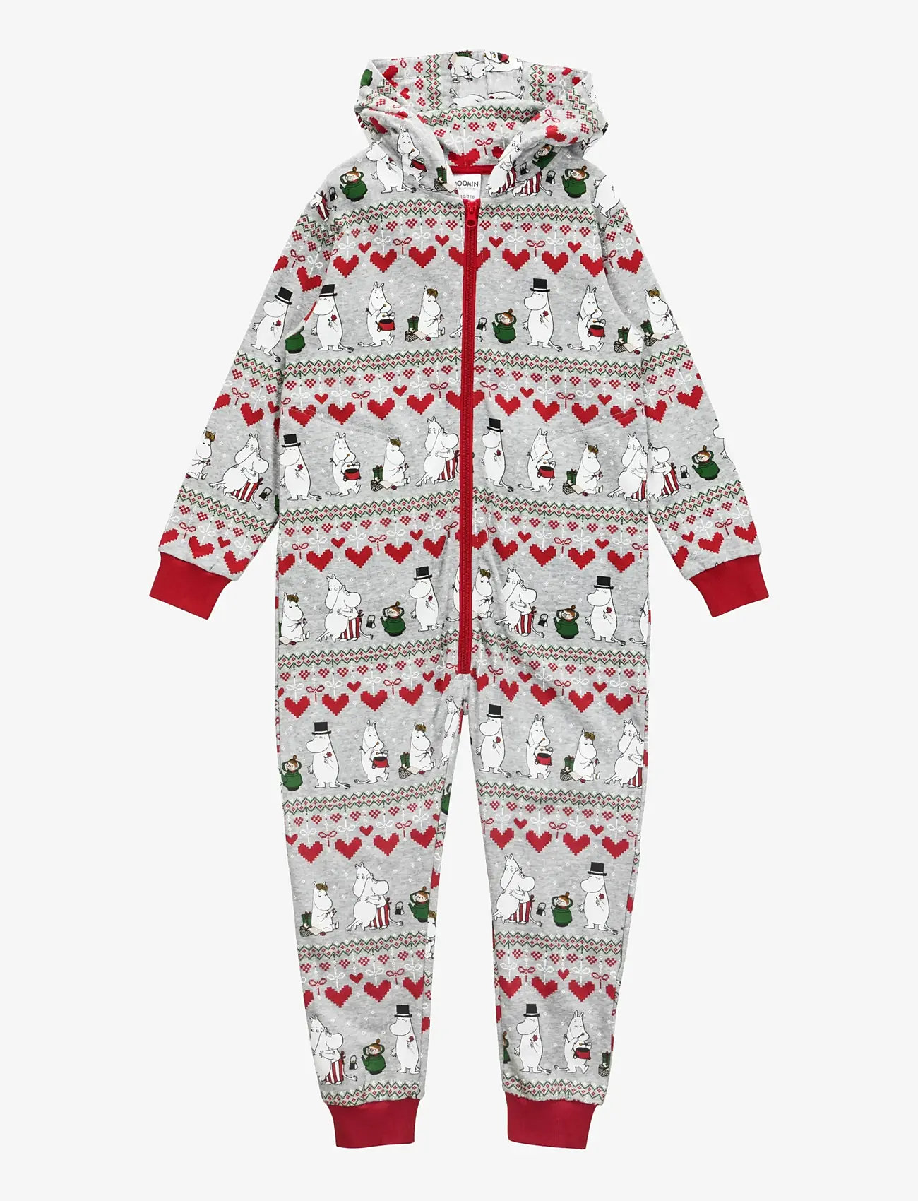 MUMIN - VINTERHJÄRTA OVERALL - langærmede heldragter - dark grey - 1