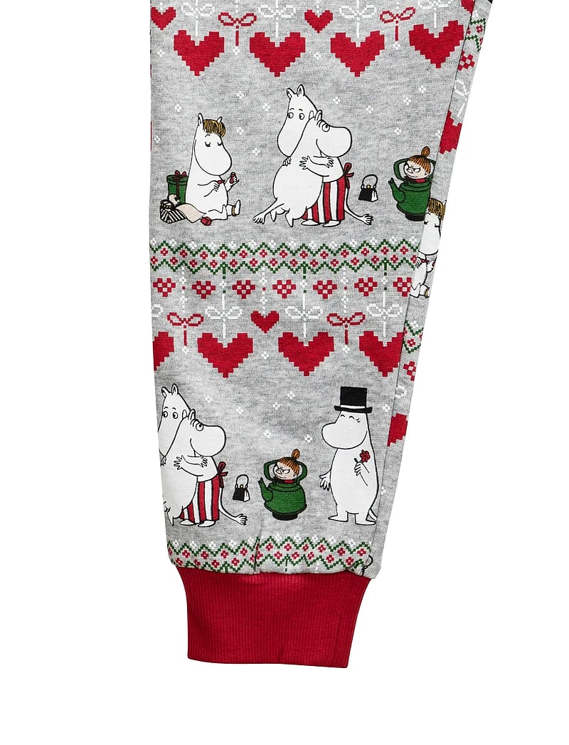 Muumitrollid - VINTERHJÄRTA OVERALL - pikkade varrukatega - dark grey - 2