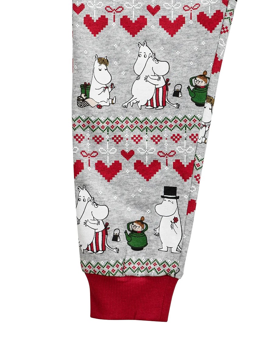 MOOMIN - VINTERHJÄRTA OVERALL - langärmelig - dark grey - 2