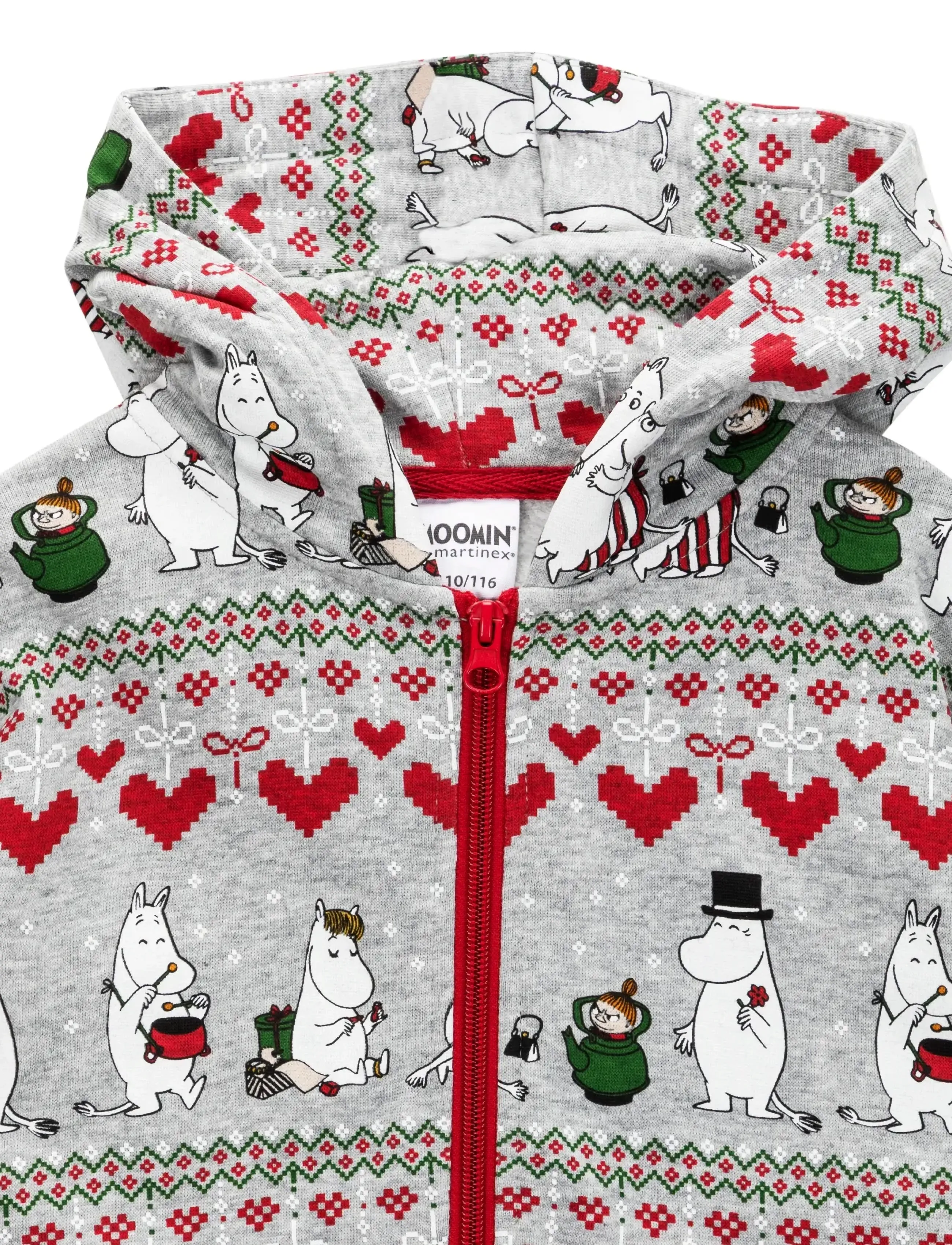 MUMIN - VINTERHJÄRTA OVERALL - langærmede heldragter - dark grey - 3