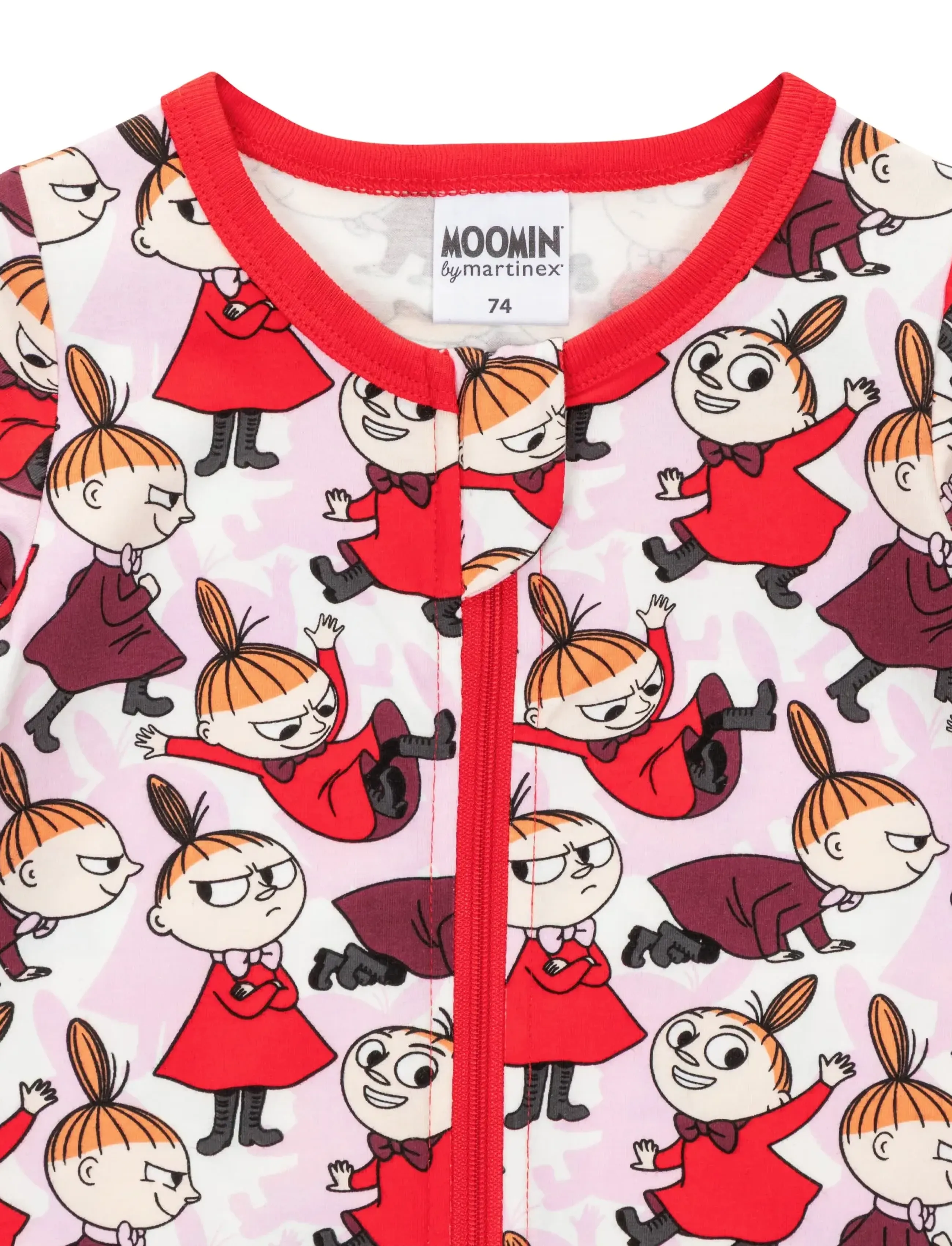 Martinex - SKUGGLEK PYJAMAS RÖD 80 - rÖd - 1