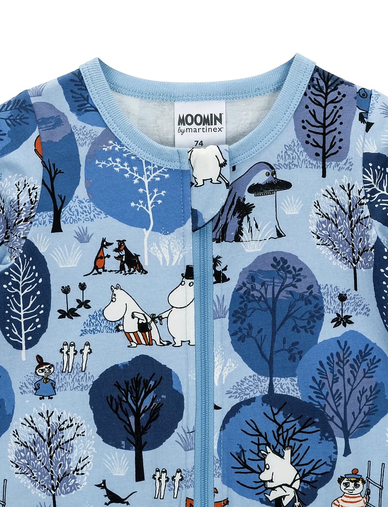 MUMIN - KLÄTTRARE PYJAMAS BLÅ 74 - sovoveraller - blÅ - 2
