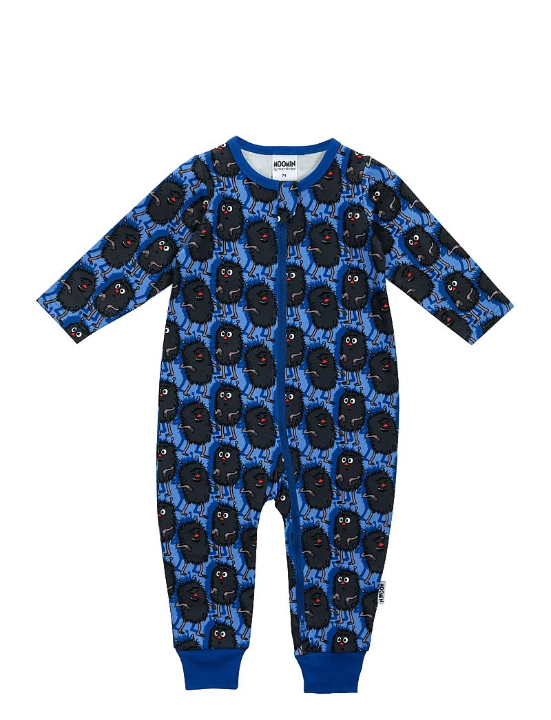 MOOMIN - SKUGGOR PYJAMAS BLÅ 86 - schlafoveralls - blÅ - 0
