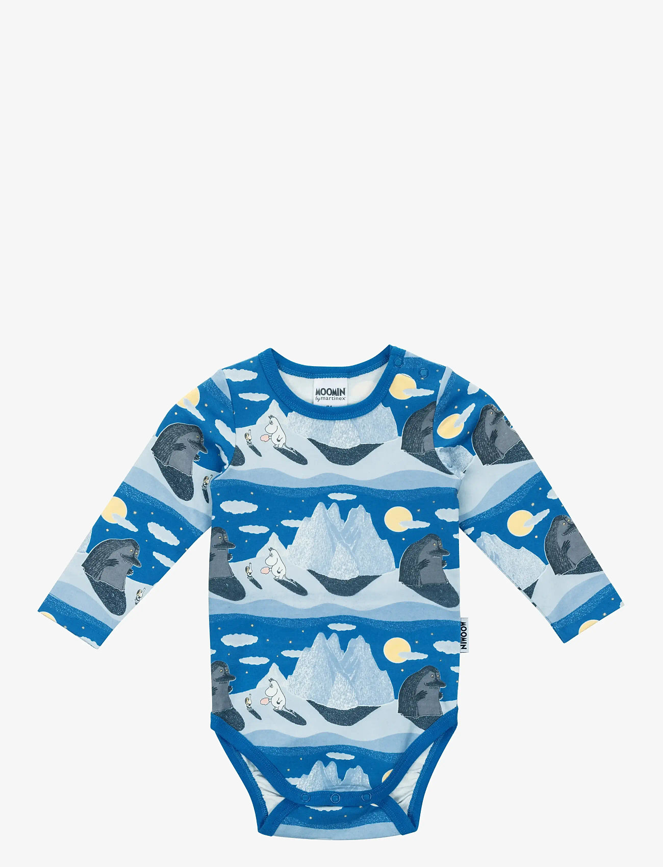 Muumitrollid - NATTHIMLEN BODY - pikkade varrukatega bodid - blue - 1
