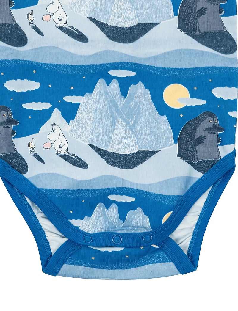 Muumitrollid - NATTHIMLEN BODY - pikkade varrukatega bodid - blue - 3