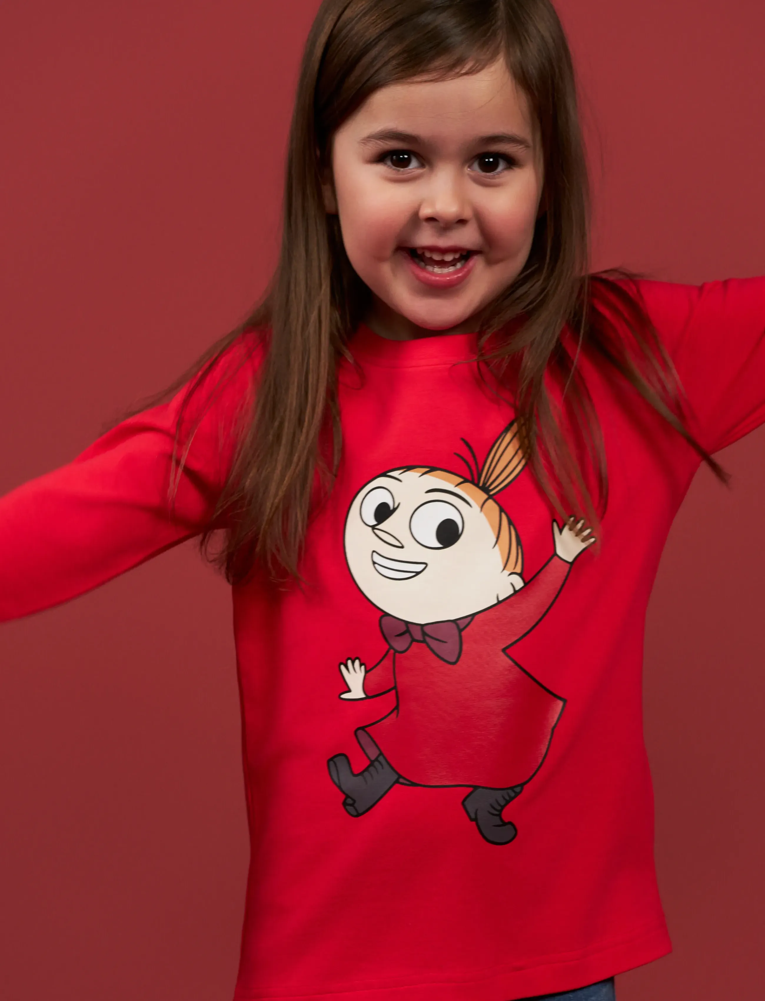 MOOMIN SKUGGLEK TRÖJA - Oberteile & T-Shirts - RÖD / red