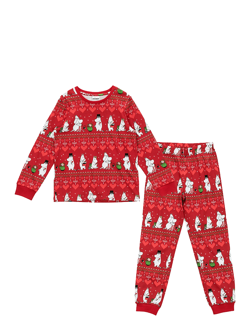 MUMIN - VINTERHJÄRTA PYJAMAS - pyjamasset - dark red - 1