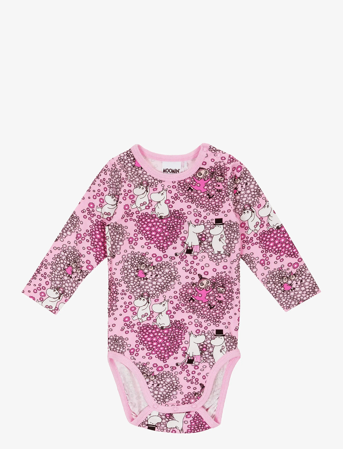 MUMIN - VÄNNER BODY ROSA 68 - langærmede bodyer - pink - 0