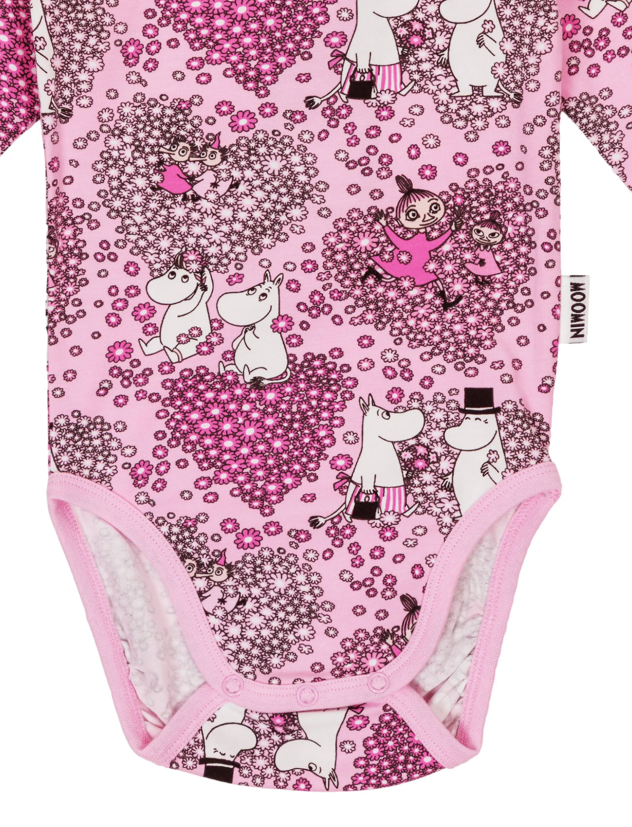 MUMIN - VÄNNER BODY ROSA 80 - langærmede bodyer - pink - 2