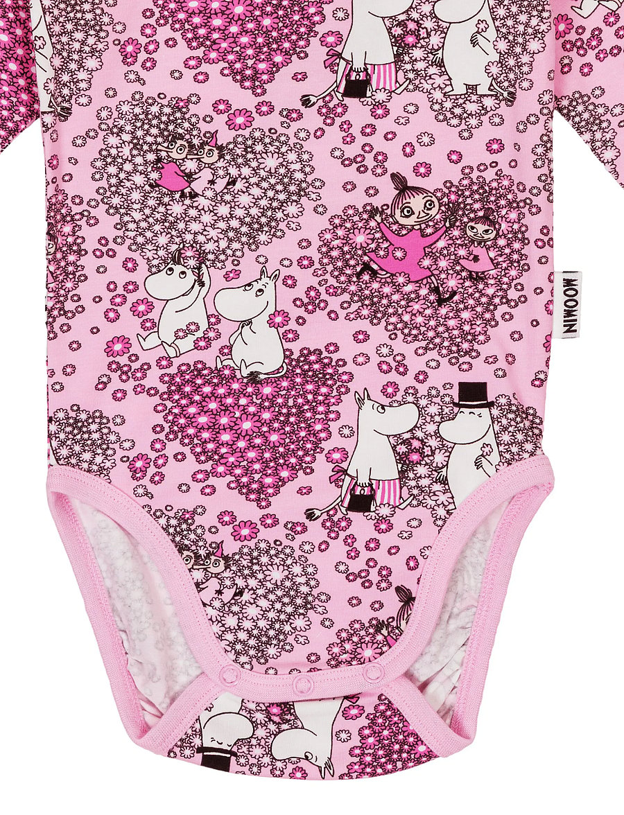 MUMIN - VÄNNER BODY ROSA 80 - langærmede bodyer - pink - 2
