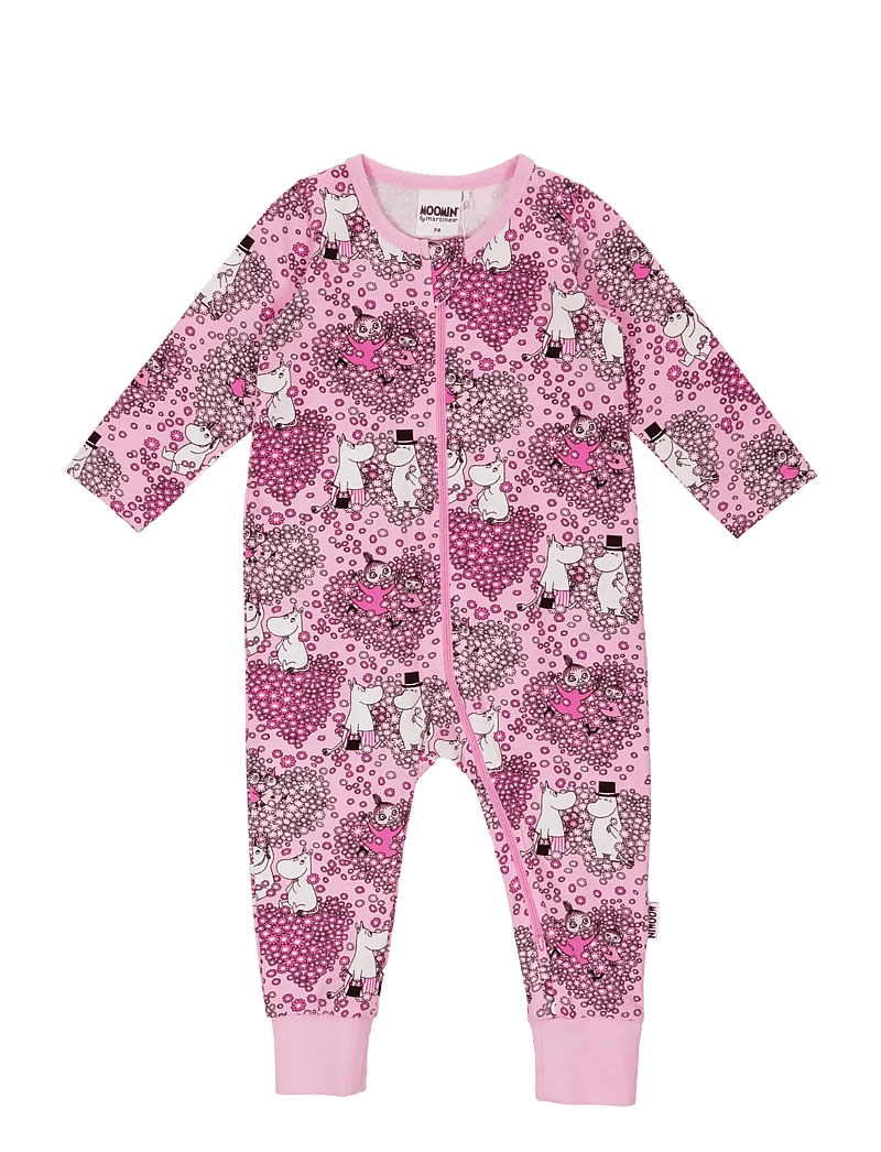 Muumitrollid - VÄNNER PYJAMAS ROSA 56 - magamiskombinesoonid - pink - 0