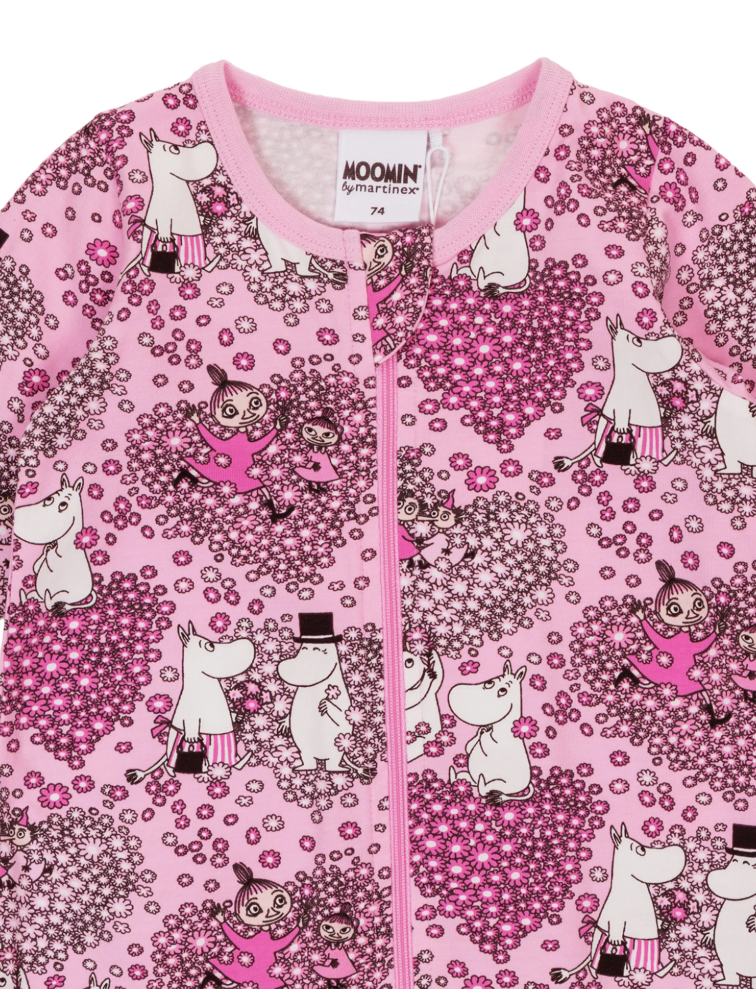 MOOMIN - VÄNNER PYJAMAS ROSA 68 - schlafoveralls - pink - 1