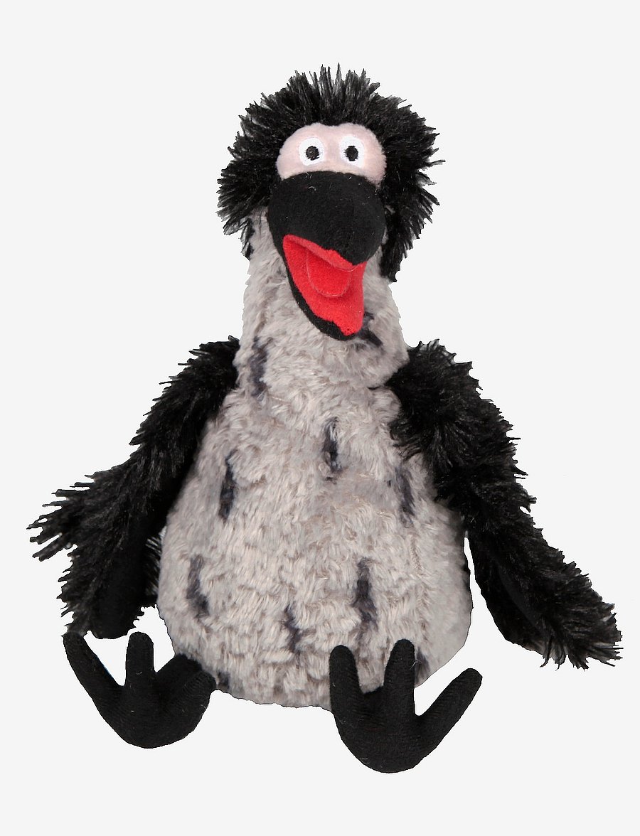 Mamma Mu - MAMMA MU KRÅKAN CROW PLUSHIE - pehmed loomad - grey - 0