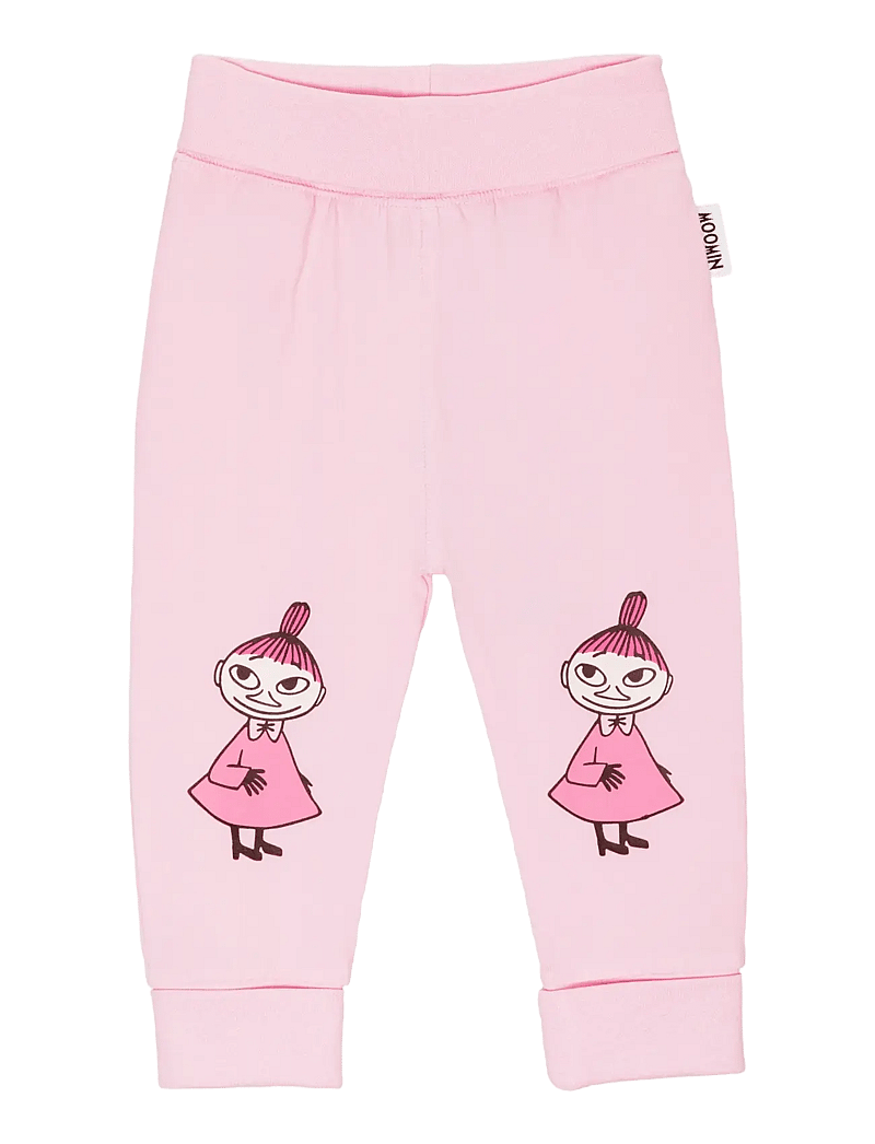 MOOMIN - VÄNNER BYXA B ROSA 74 - sweatpants - pink - 0