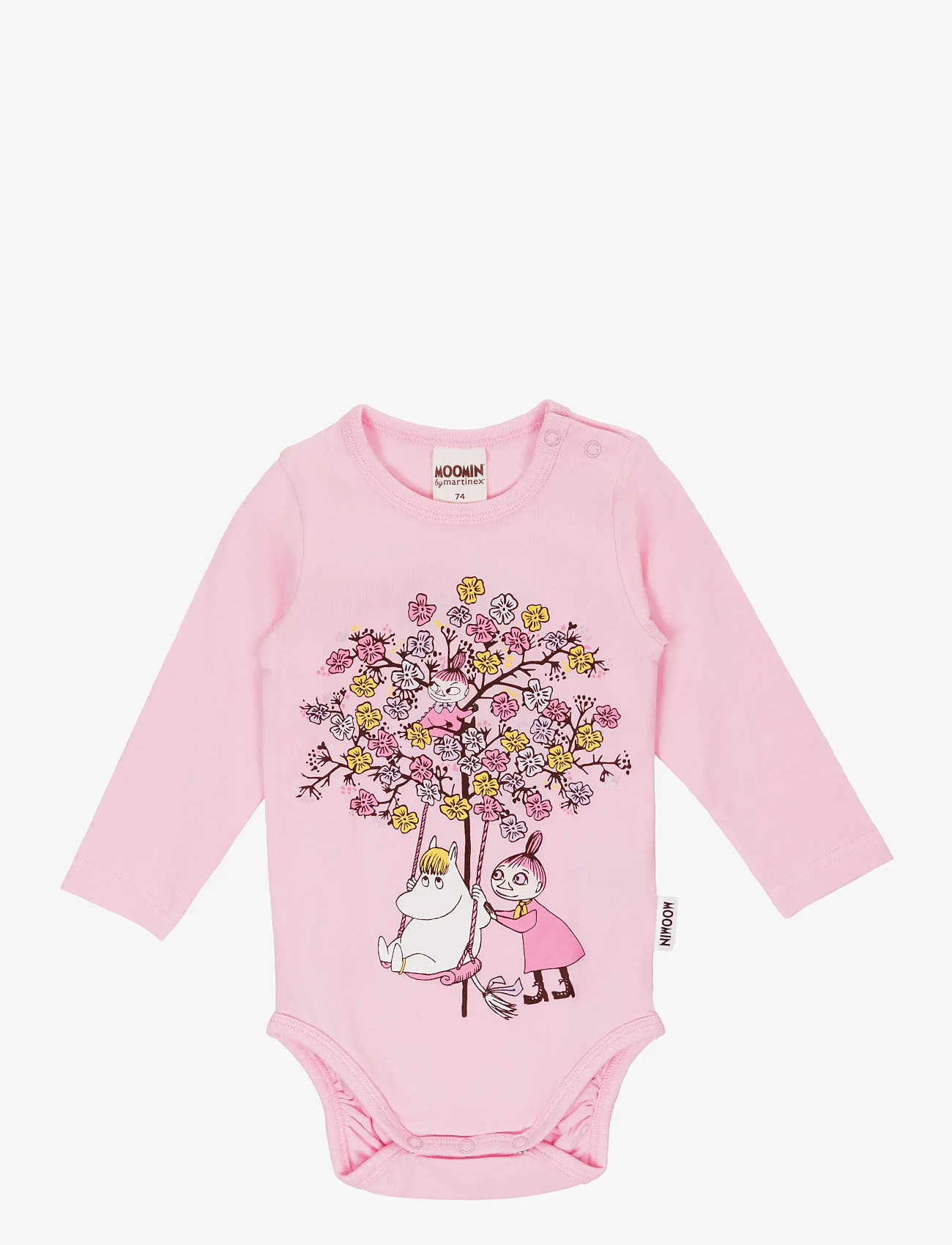 MOOMIN - TRÄDGUNGA BODY ROSA 86 - langärmelige bodys - pink - 0