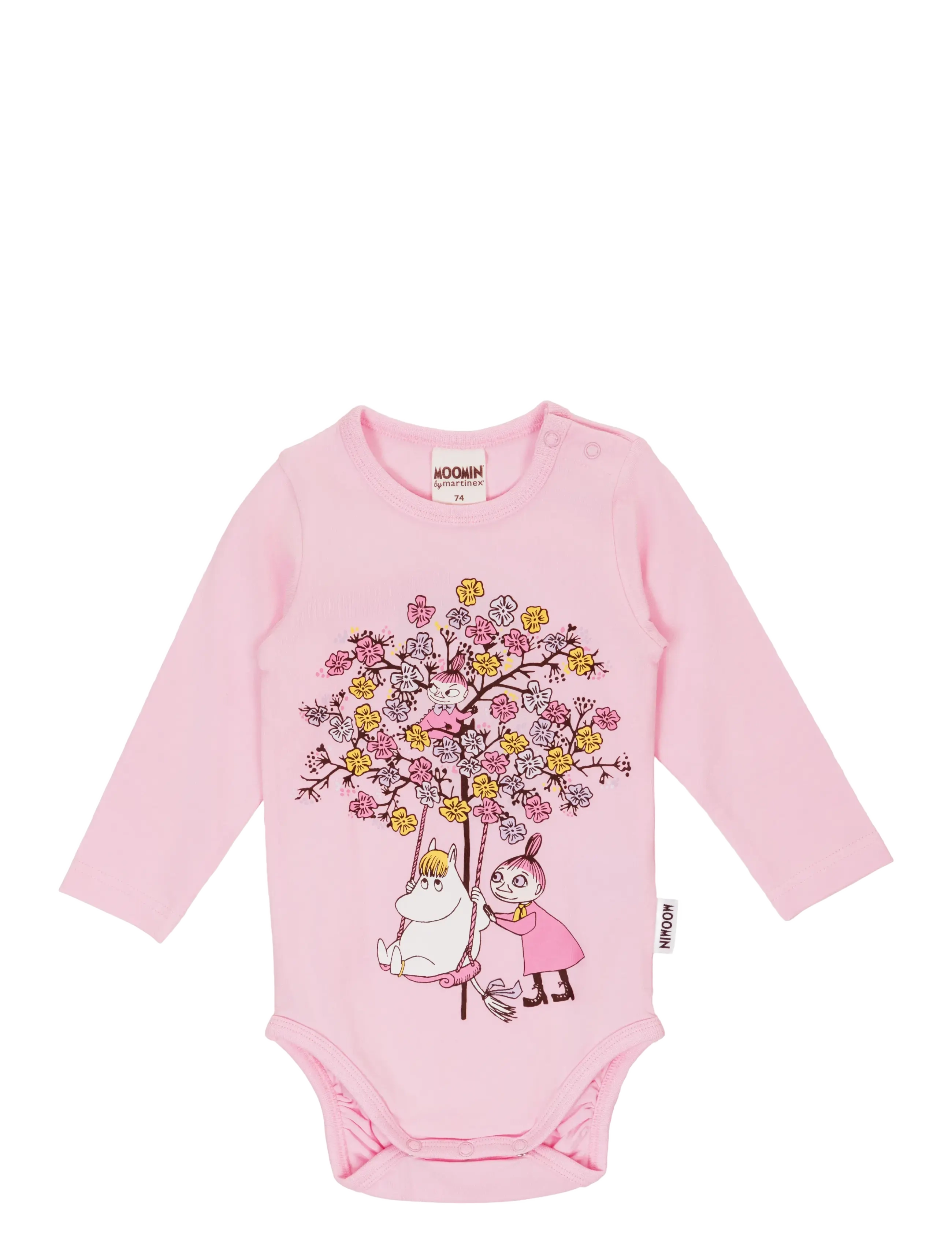 MOOMIN TRÄDGUNGA BODY ROSA 56 - Shop by age - PINK / pink/rose