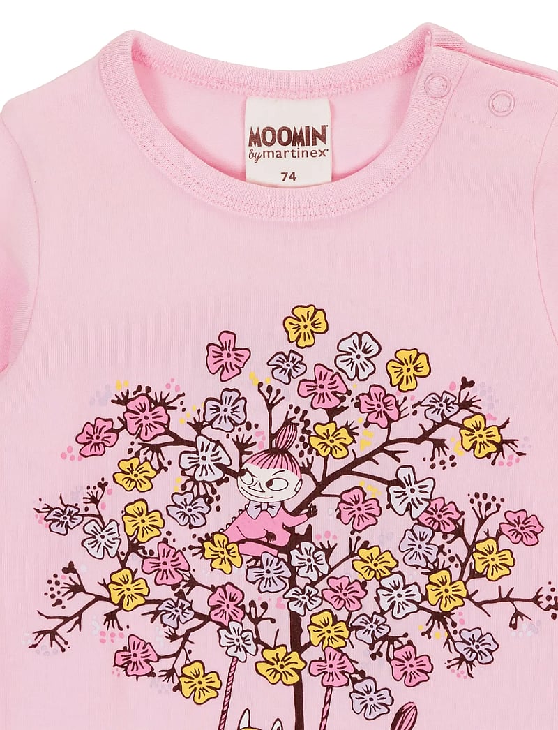 MOOMIN - TRÄDGUNGA BODY ROSA 86 - langärmelige bodys - pink - 1