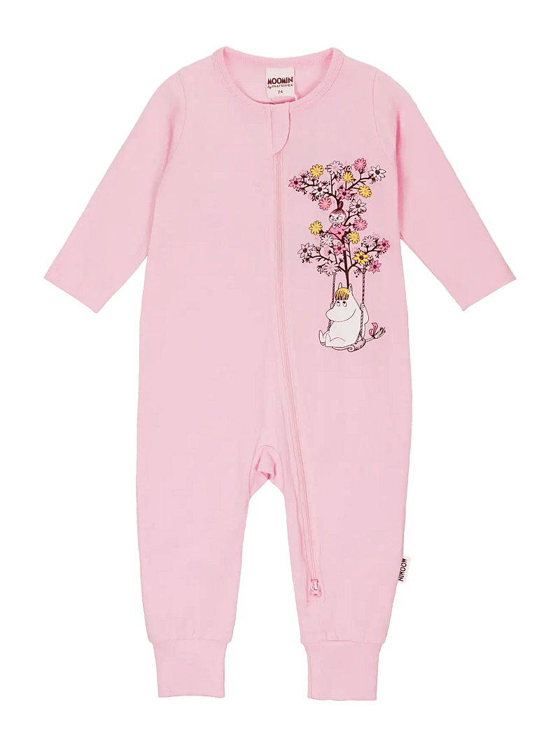 Muumitrollid - TRÄDGUNGA PYJAMAS ROSA 80 - magamiskombinesoonid - pink - 1