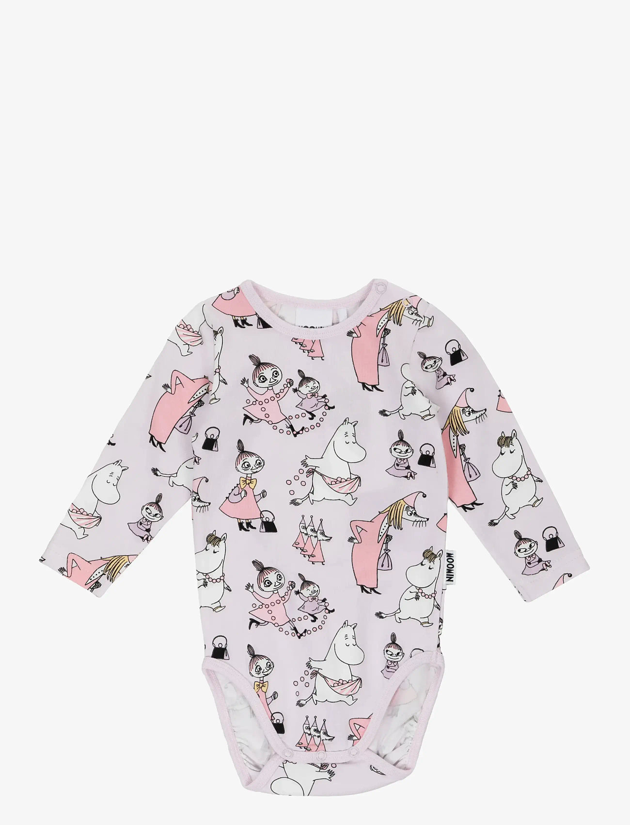 MUUMI - PÄRLLEK BODY LILA 80 - pitkähihaiset bodyt - purple - 0