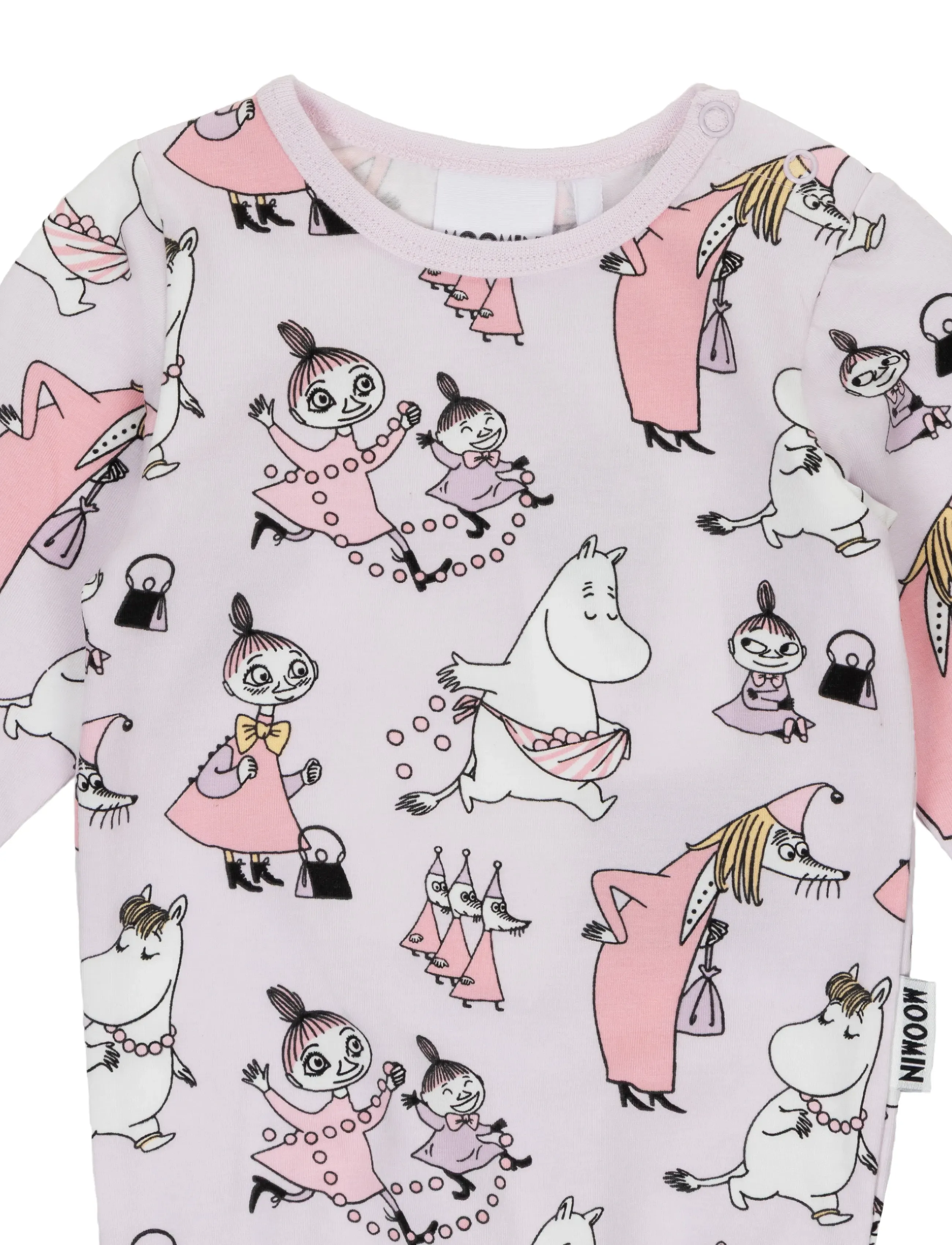 MOOMIN - PÄRLLEK BODY LILA 80 - langärmelige bodys - purple - 1