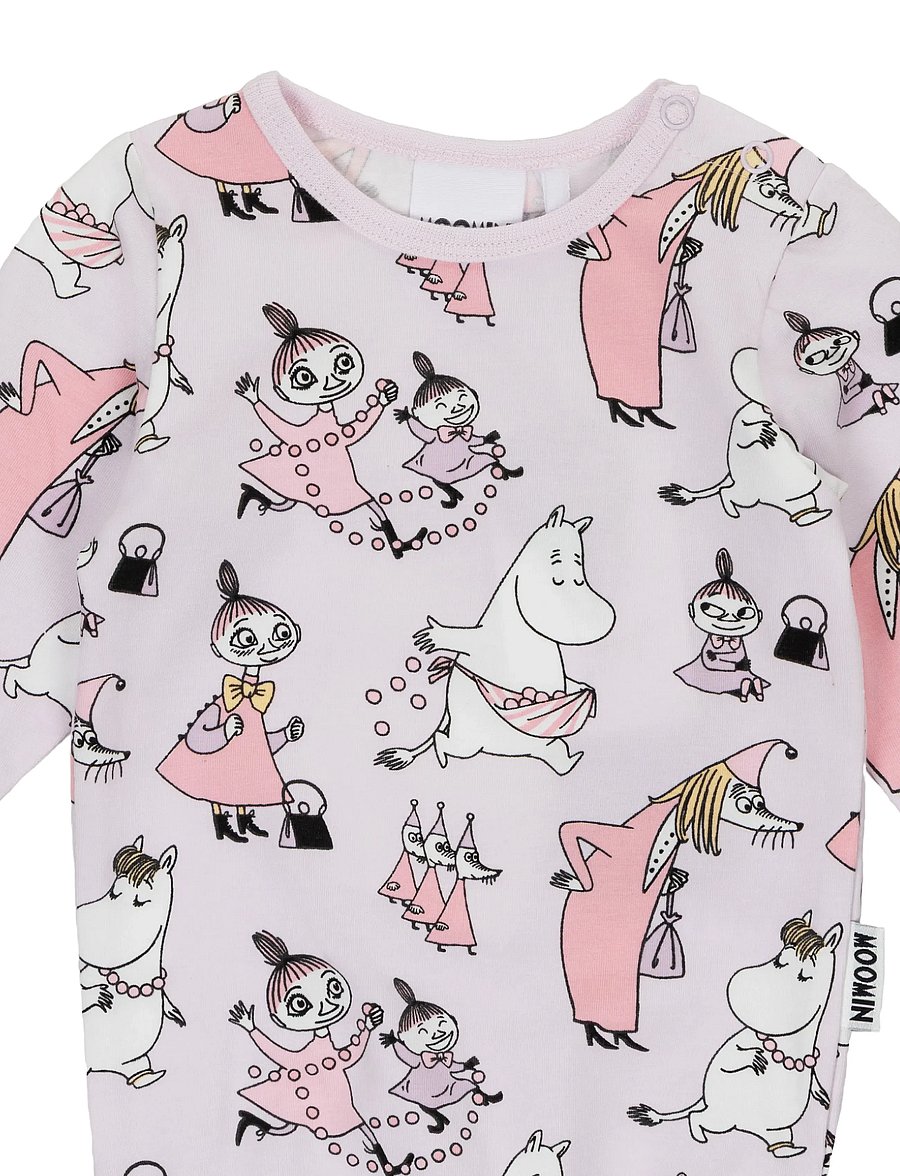 MOOMIN - PÄRLLEK BODY LILA 80 - langärmelige bodys - purple - 1