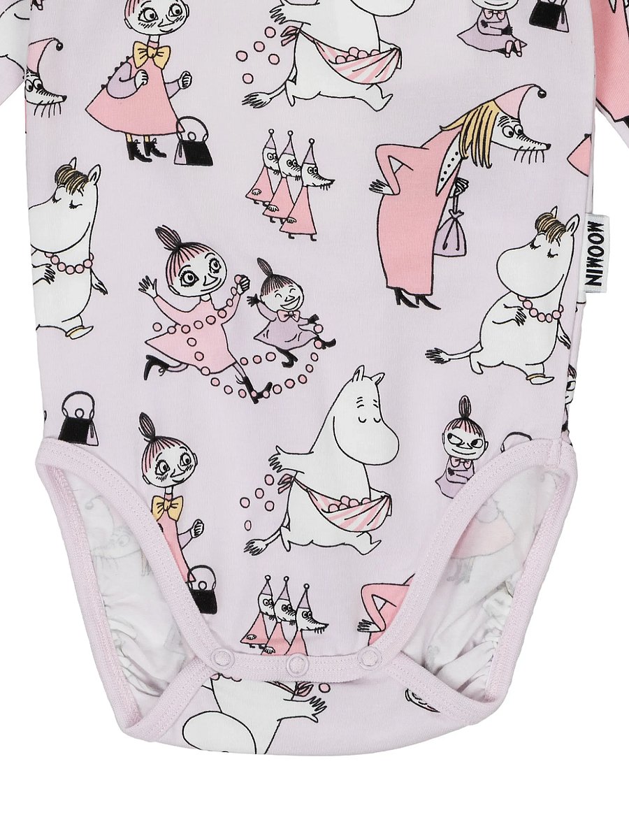MOOMIN - PÄRLLEK BODY LILA 80 - langärmelige bodys - purple - 2