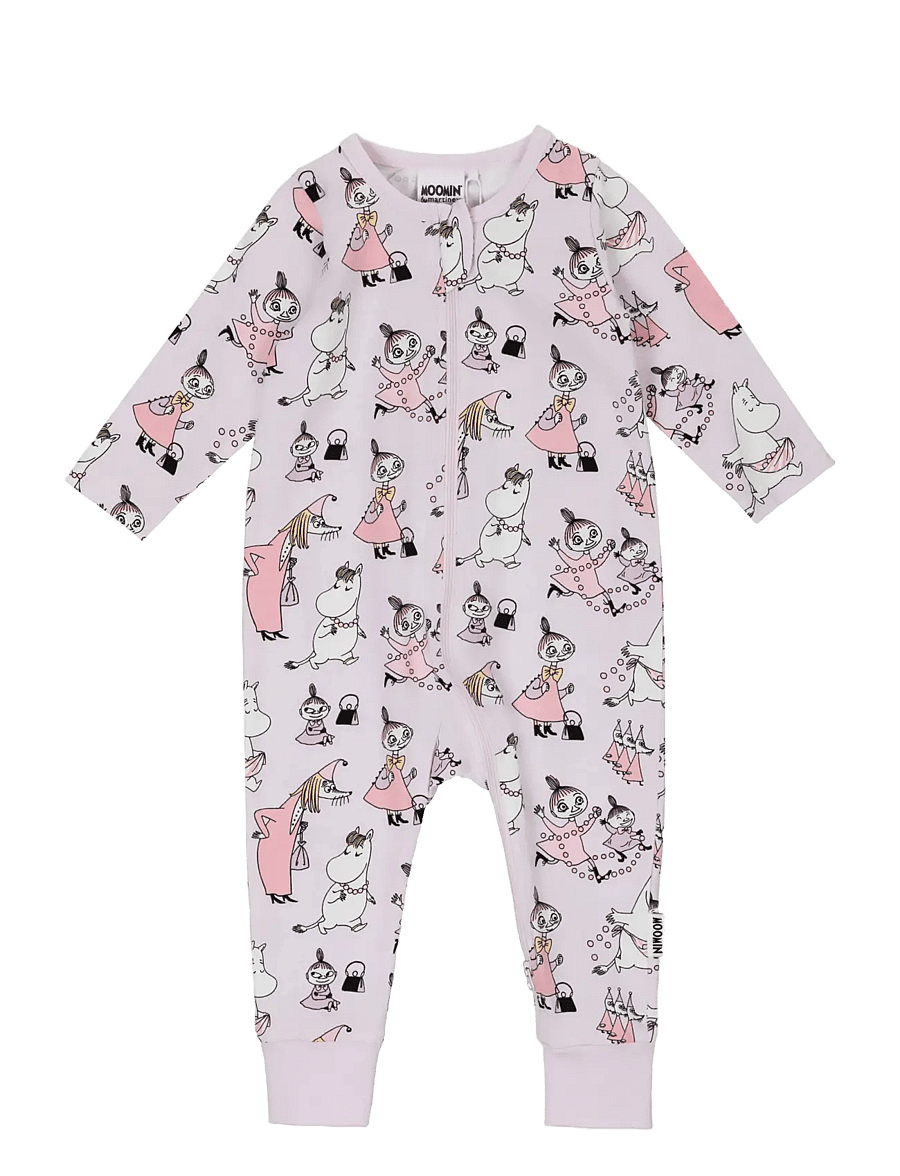 MOOMIN - PÄRLLEK PYJAMAS LILA 68 - schlafoveralls - purple - 0