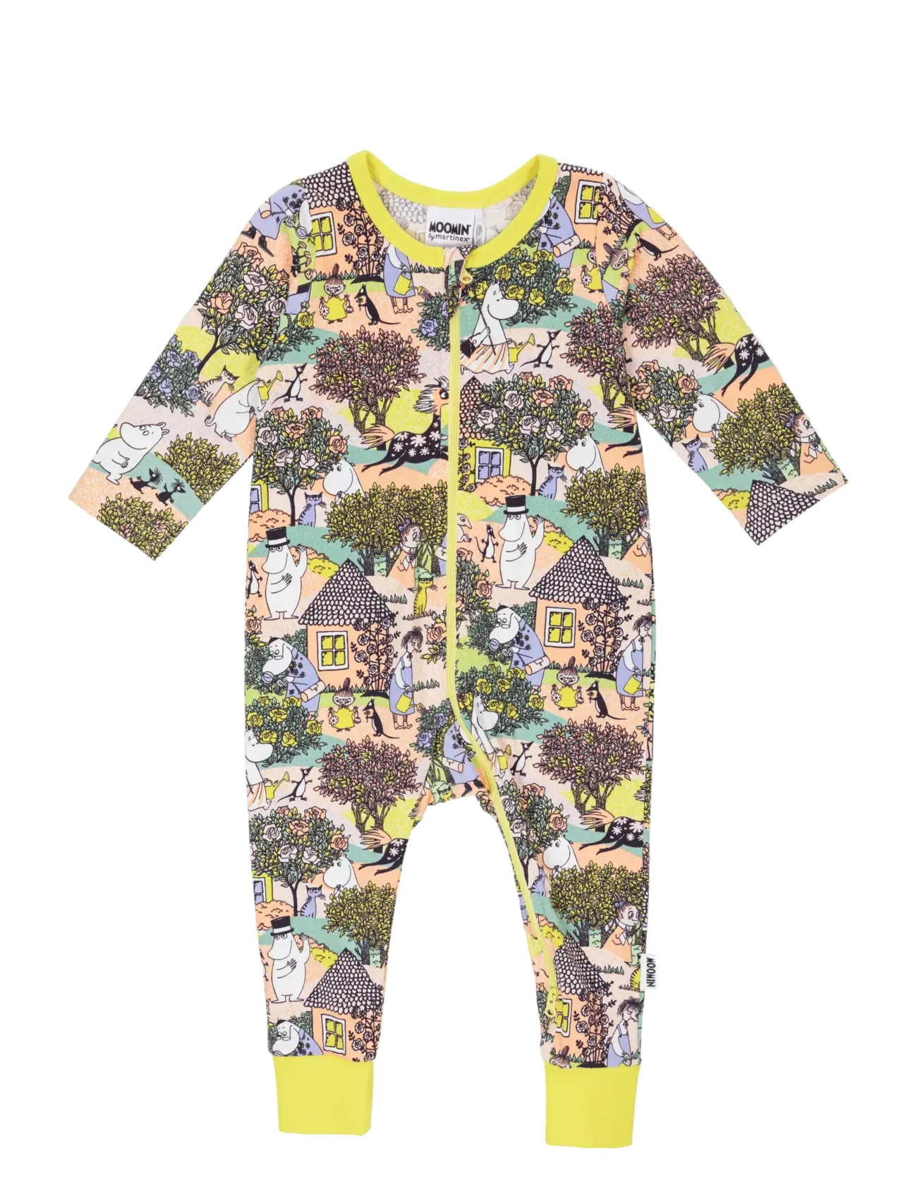 MOOMIN ROSDALEN PYJAMAS GUL 68 - Schlafoveralls - YELLOW / multi