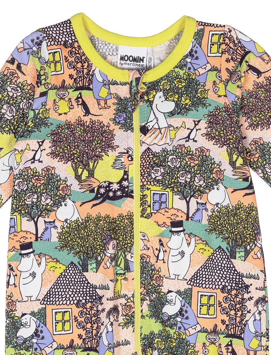 MUMIN - ROSDALEN PYJAMAS GUL 68 - natdragter - yellow - 1