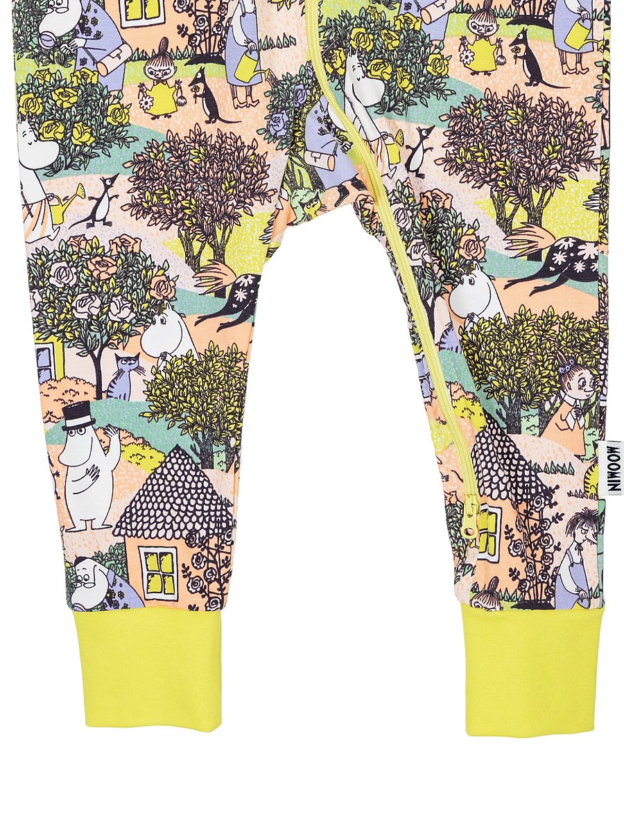 MUMIN - ROSDALEN PYJAMAS GUL 68 - natdragter - yellow - 2