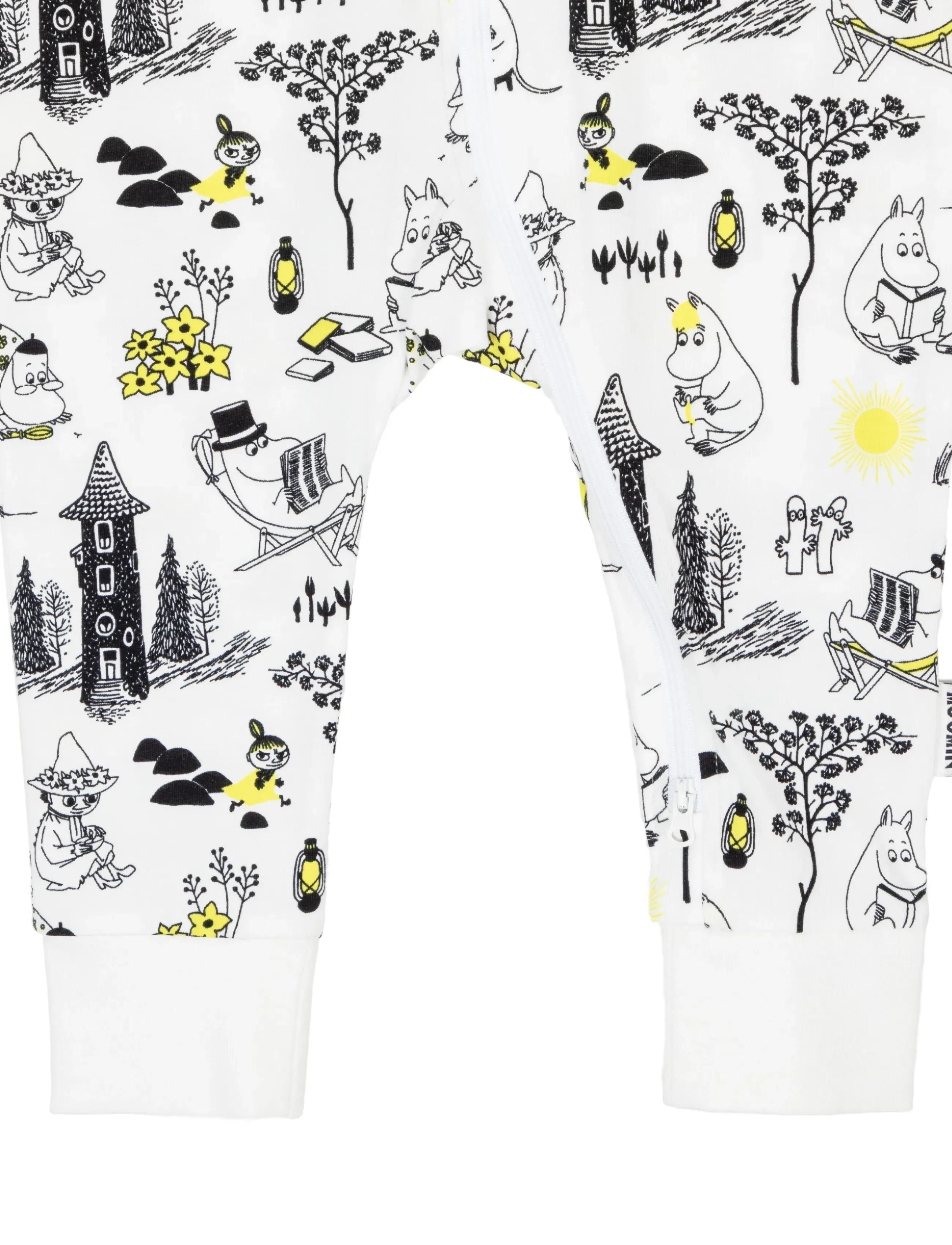 MUMIN - LÄTTJA PYJAMAS SV/VIT 68 - natdragter - white - 2