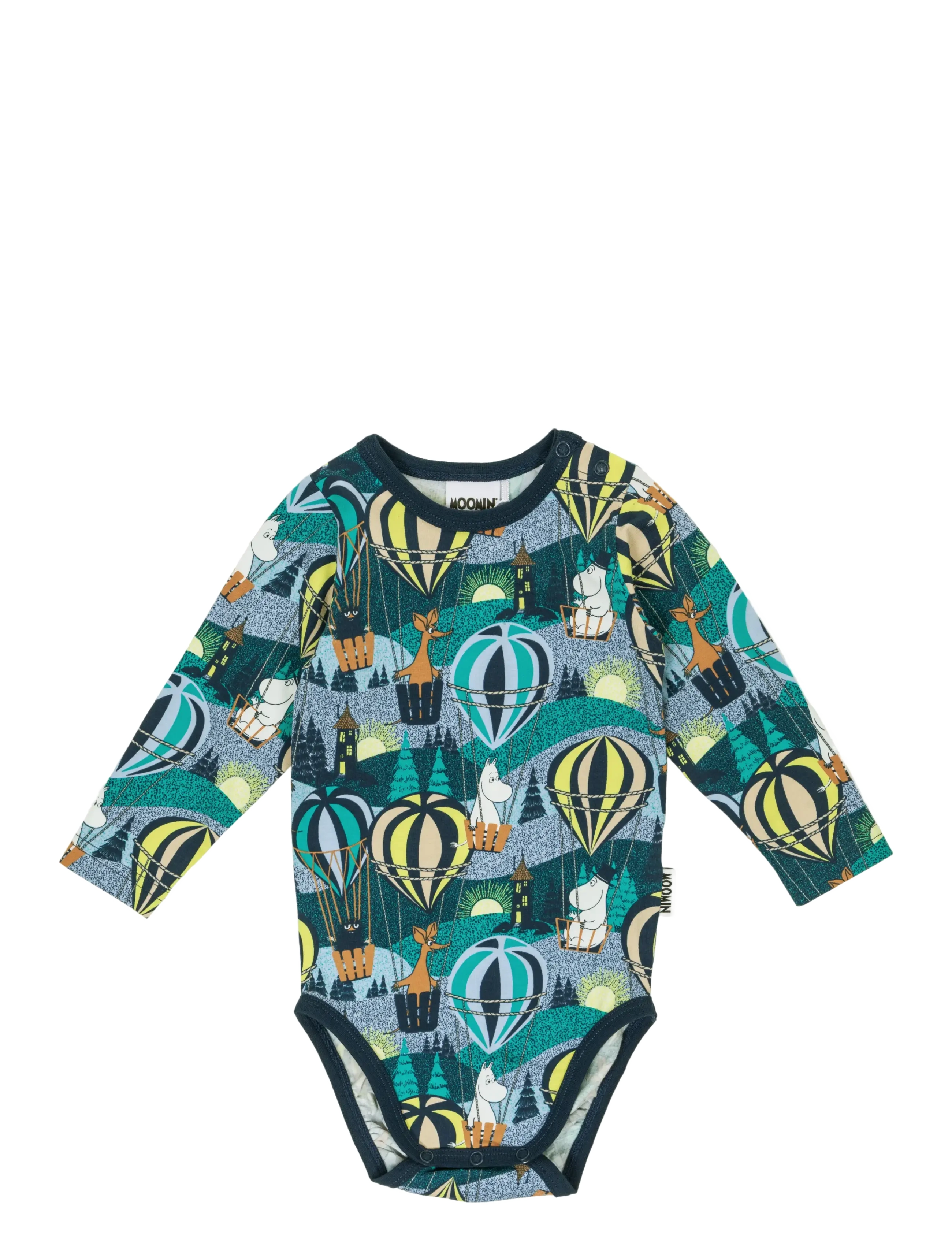 MARTINEX Flygtur Body Blå 80 Patterned - 62 - Kinder