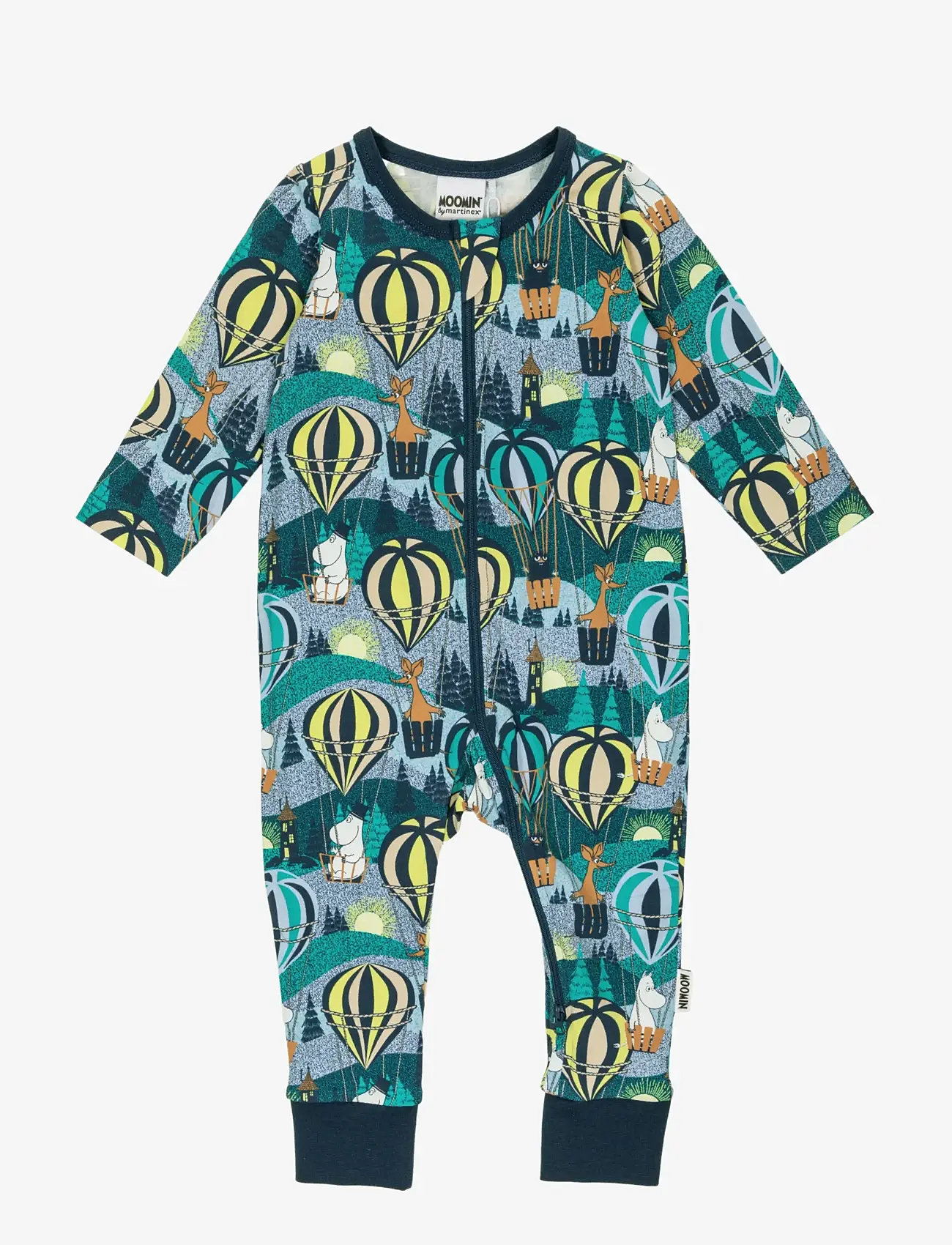 MUMIN - FLYGTUR PYJAMAS BLÅ 56 - sovoveraller - blue - 0