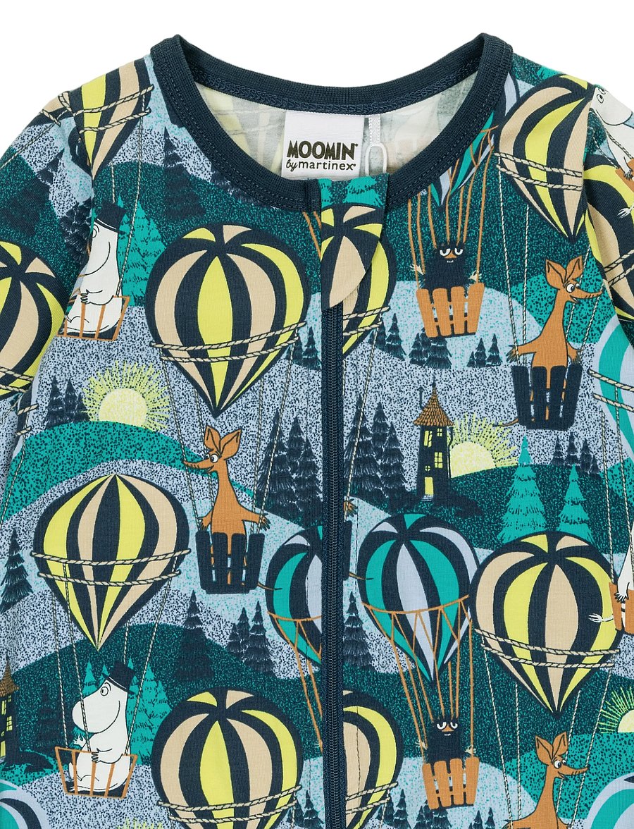 MOOMIN - FLYGTUR PYJAMAS BLÅ 68 - grenouillères - blue - 1