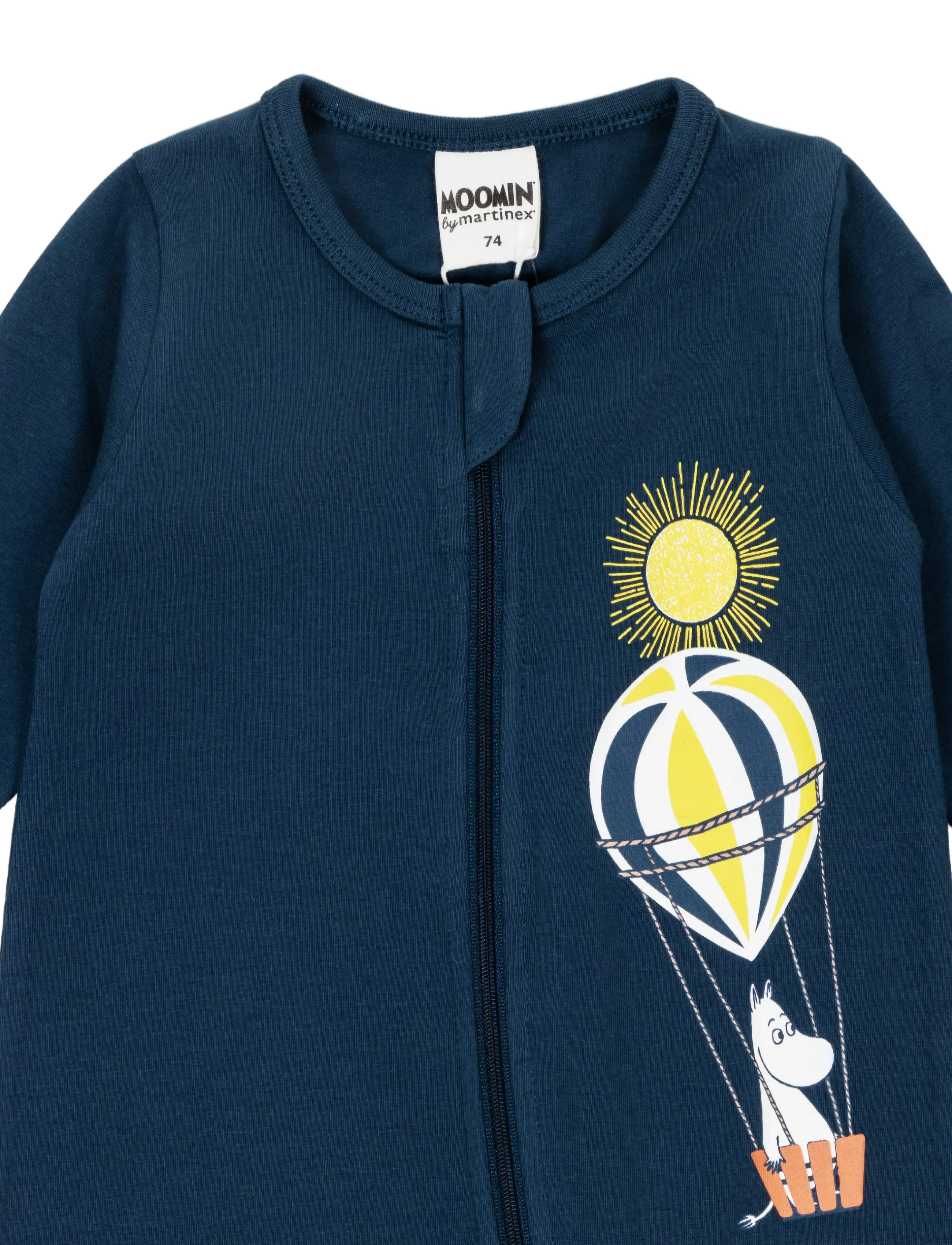 MOOMIN - FLYGTUR PYJAMAS MBLÅ 68 - schlafoveralls - blue - 1
