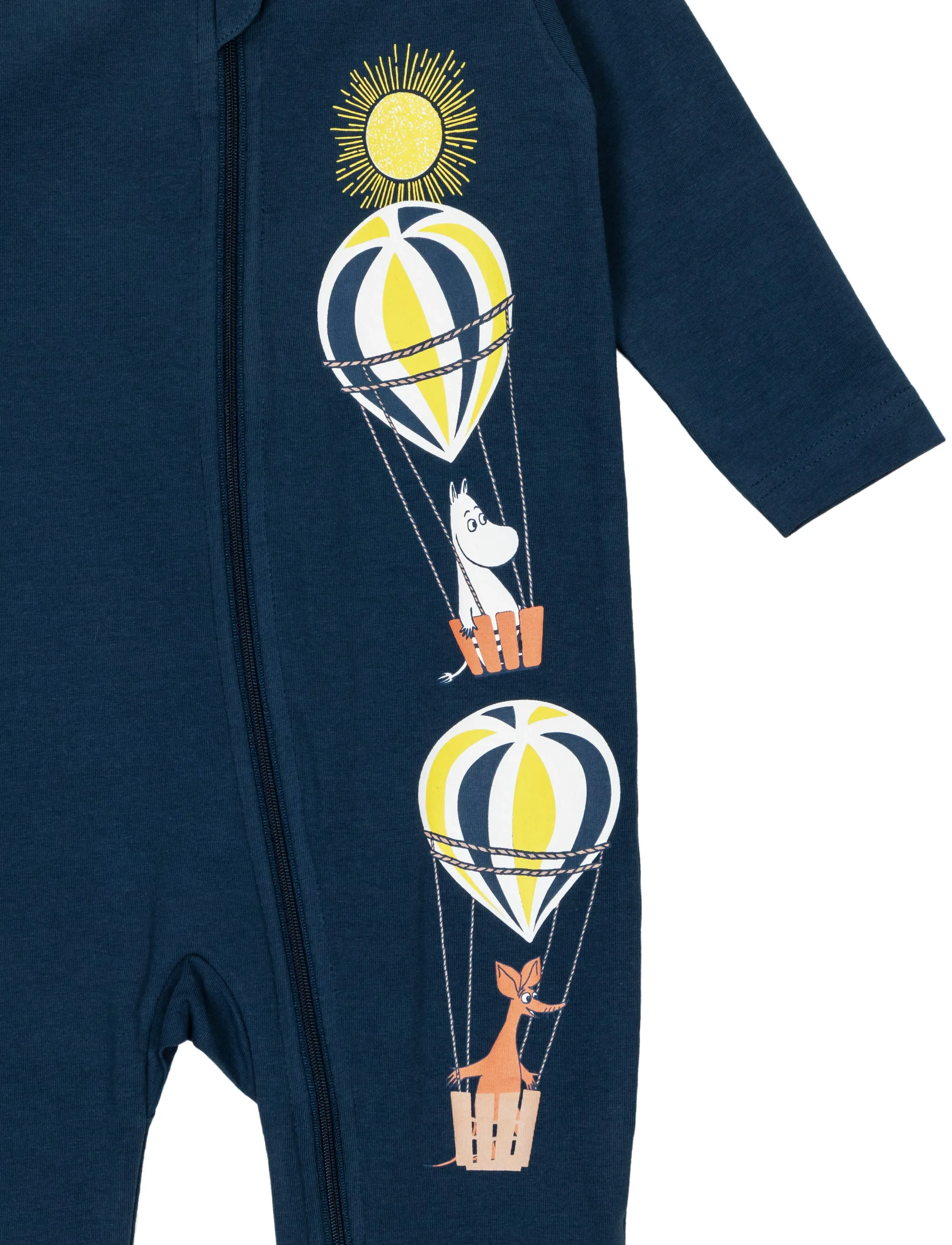 MOOMIN - FLYGTUR PYJAMAS MBLÅ 68 - schlafoveralls - blue - 3