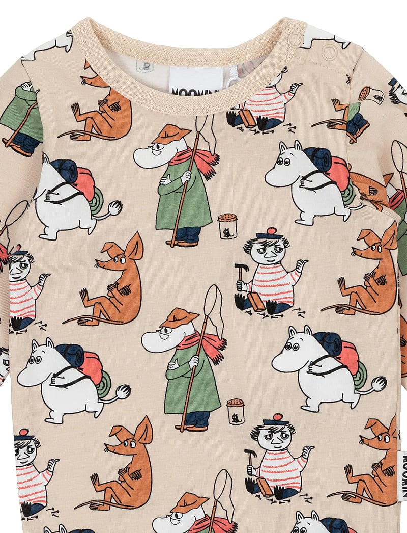 MOOMIN - HOBBYDAG BODY BEIGE 86 - langärmelige bodys - beige - 2