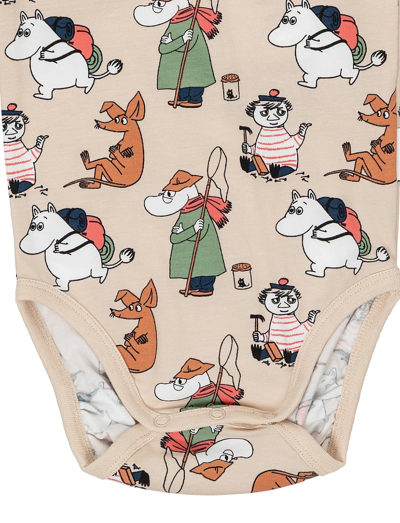 MOOMIN - HOBBYDAG BODY BEIGE 86 - langärmelige bodys - beige - 3