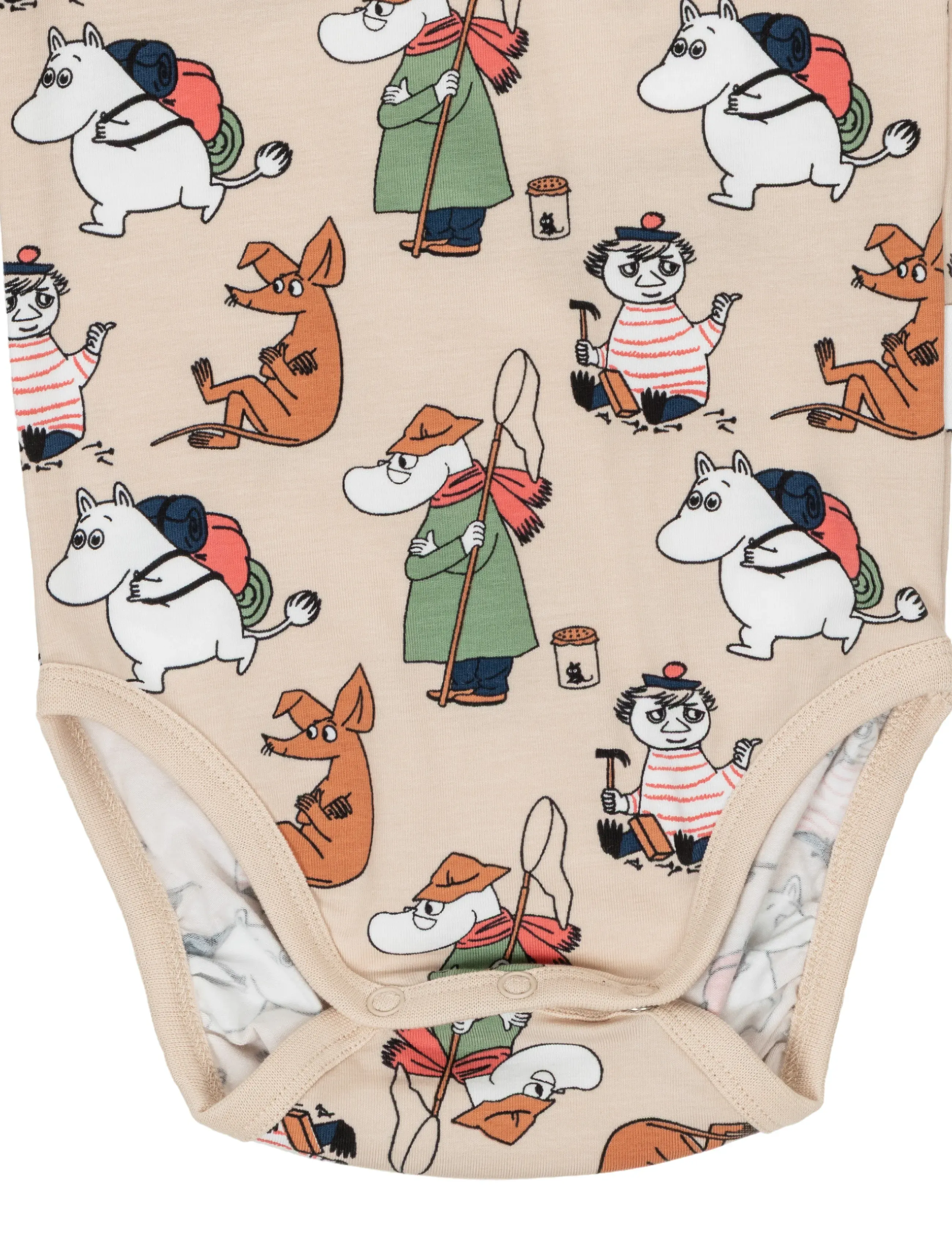 MUMIN - HOBBYDAG BODY BEIGE 86 - langærmede bodyer - beige - 3