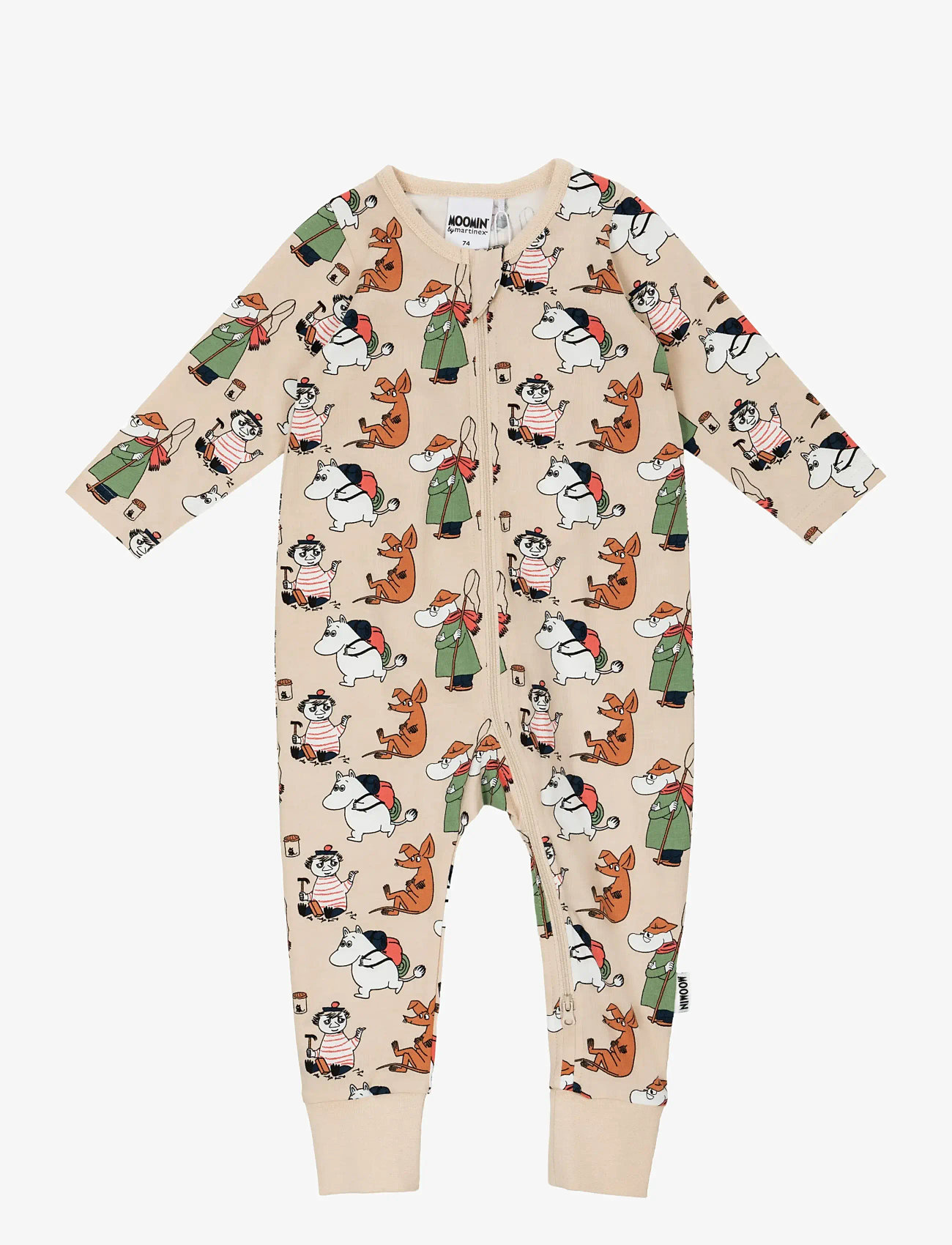 MUMIN - HOBBYDAG PYJAMAS BEIGE 68 - natdragter - beige - 0